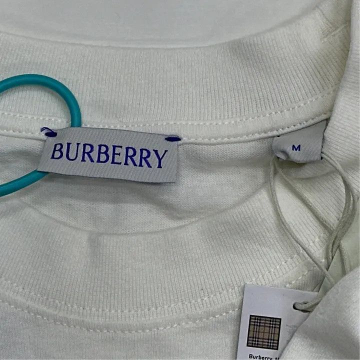 Burberry Burberry Burberry White Rose Cotton T-Shirt for Men-2507 Size US M / EU 48-50 / 2 - 3 Thumbnail