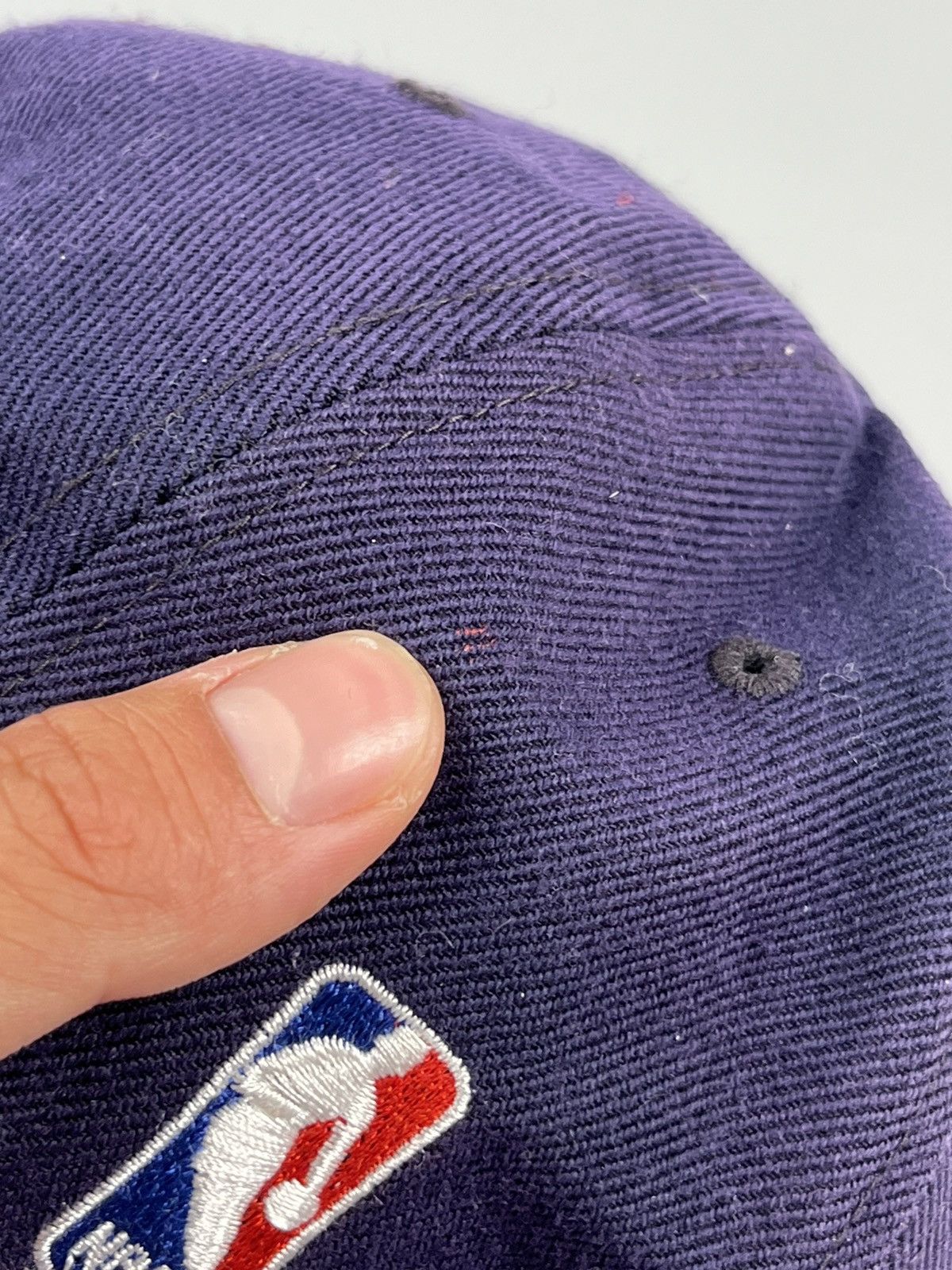 NBA × Vintage RARE 90s VINTAGE Chicago Bulls NBA Faded Wool Snapback Cap Size ONE SIZE - 8 Thumbnail