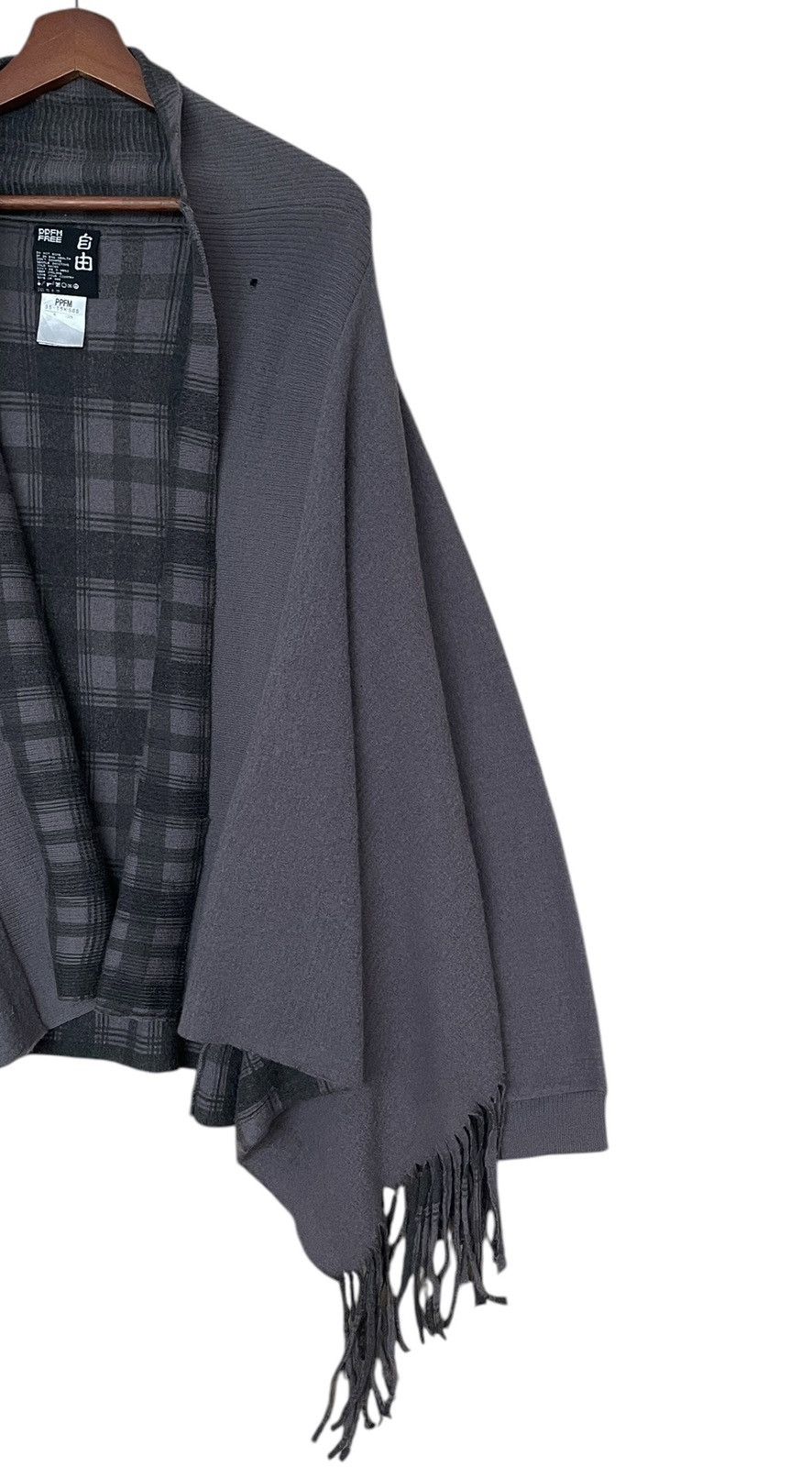 Japanese Brand × PPFM Vintage Japanese Brand PPFM Shawl Cardigan 2000s Size US M / EU 48-50 / 2 - 6 Thumbnail