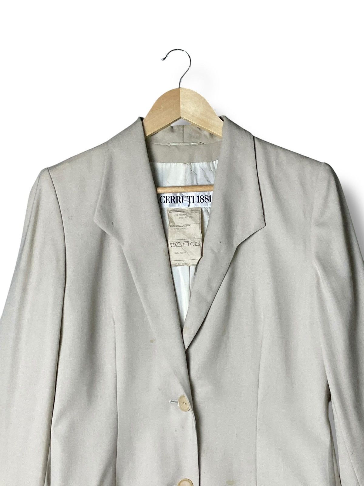 Cerruti 1881 × Designer × Vintage Cerruti 1881 Button Blazer (54) Size US XXS / EU 40 - 4 Thumbnail