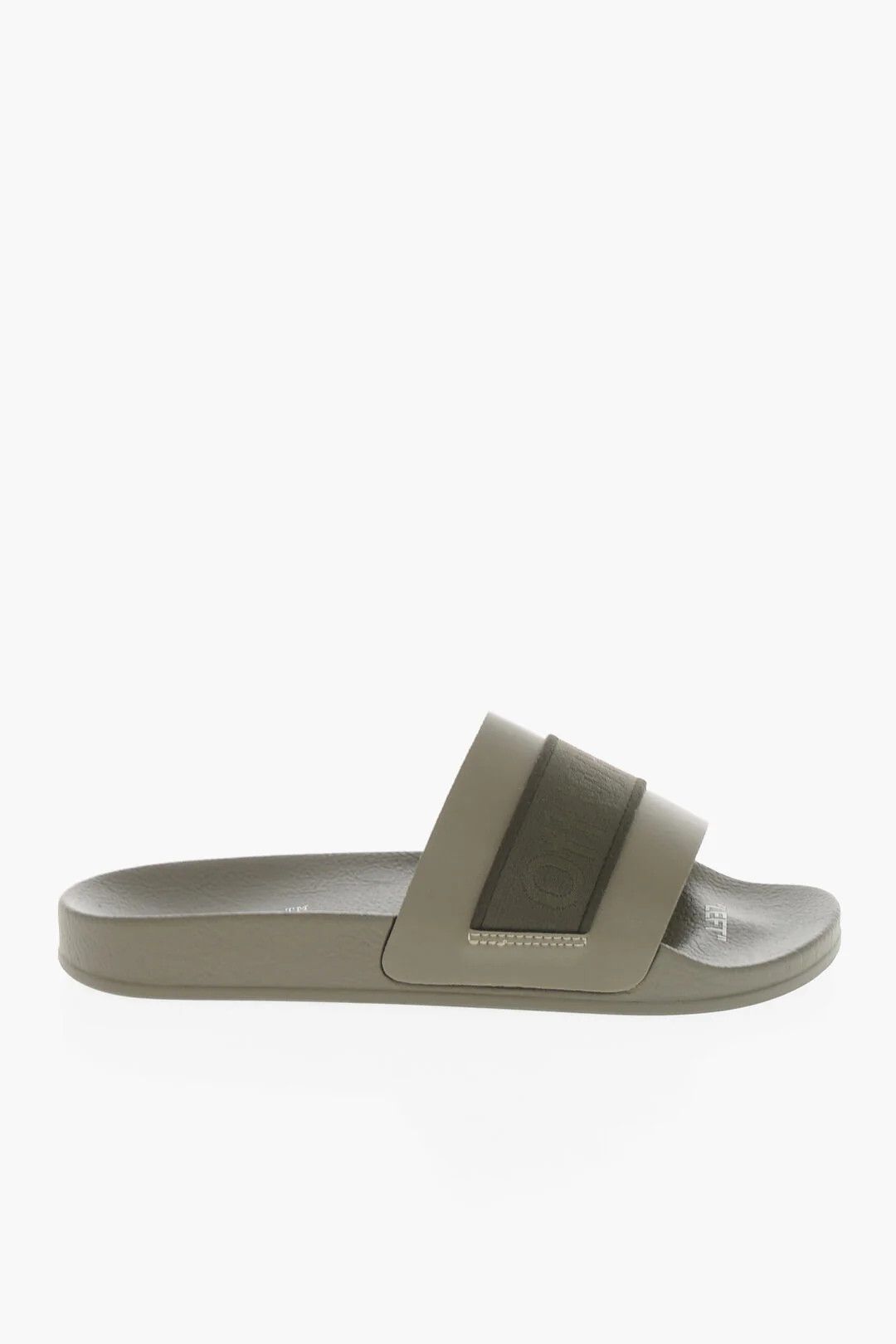 Off-White og1mm0426 Rubber Slides in Brown Size US 7 / EU 40 - 1 Thumbnail