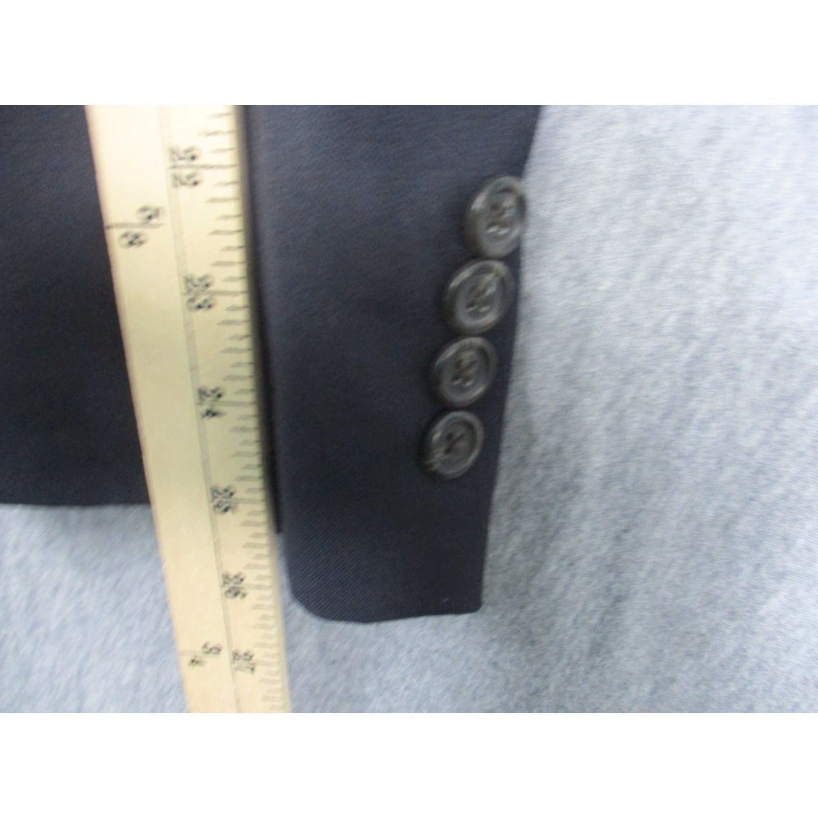 Ralph Lauren LAUREN RALPH LAUREN Wool Blazer Sport Jacket 46R Navy Blue Size 46R - 6 Thumbnail