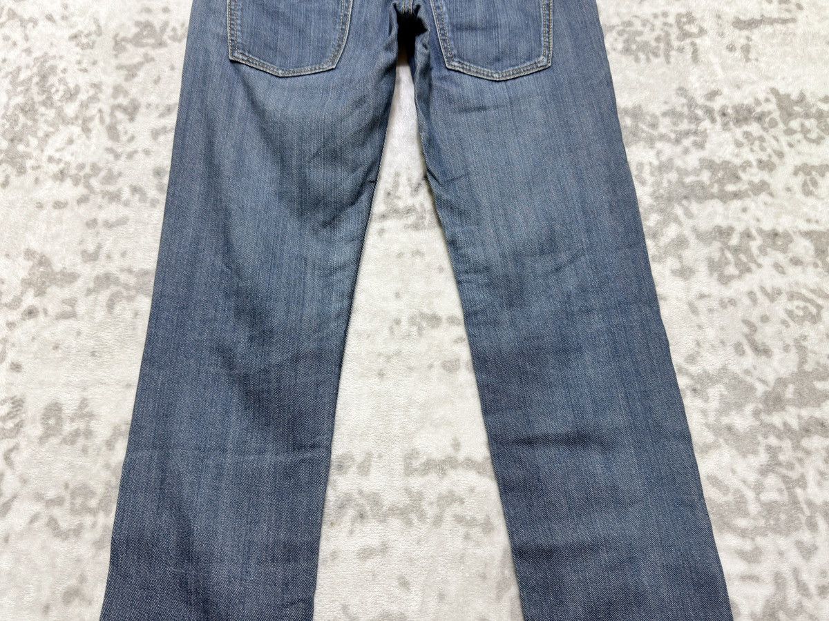 Japanese Brand Antgauge Double Waistband Plaid Low Rise Skinny Denim Jeans Size US 28 / EU 44 - 12 Thumbnail
