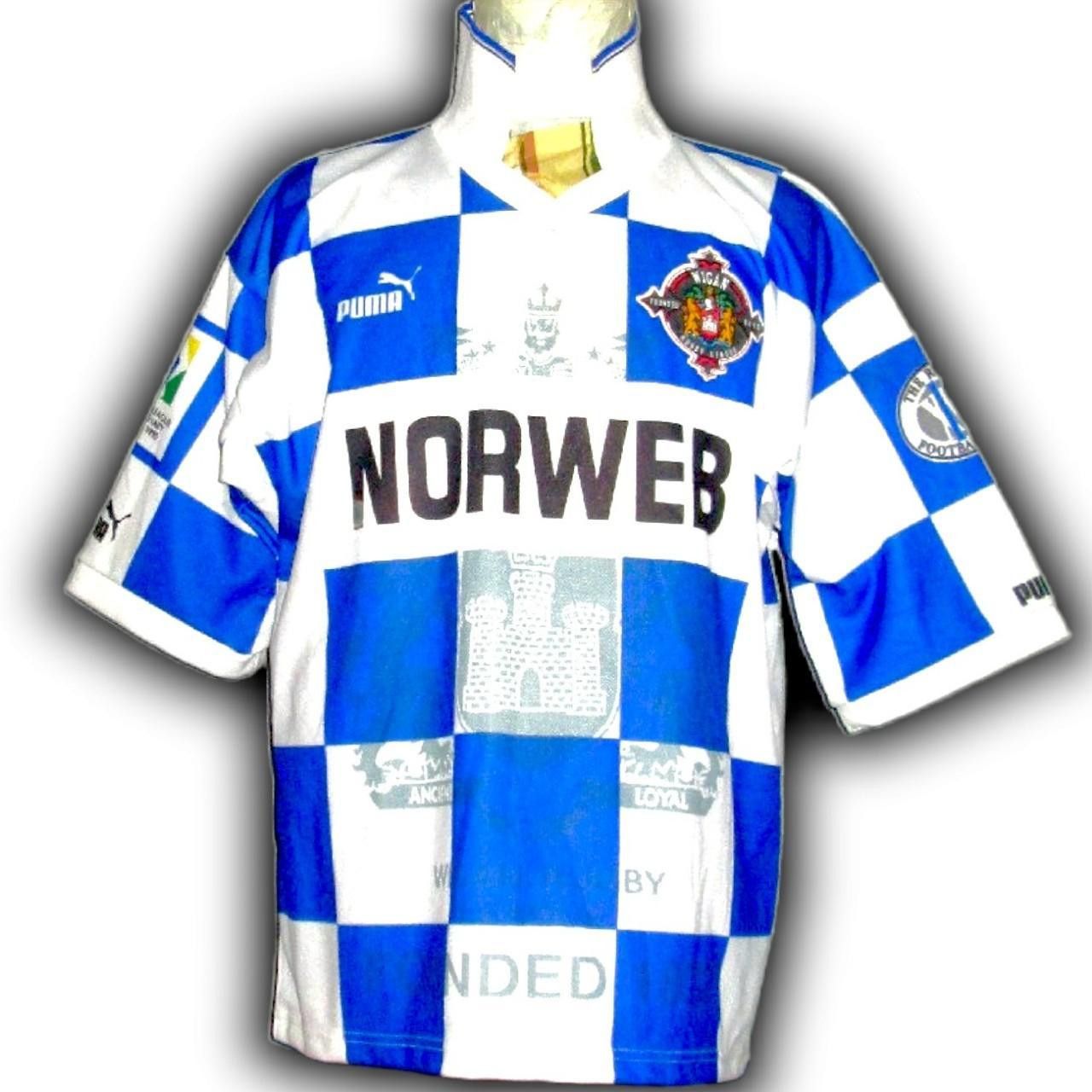 Puma Fc Wigan Warriors England 1995 1996 1997 Away shirt jersey Size US L / EU 52-54 / 3 - 3 Thumbnail