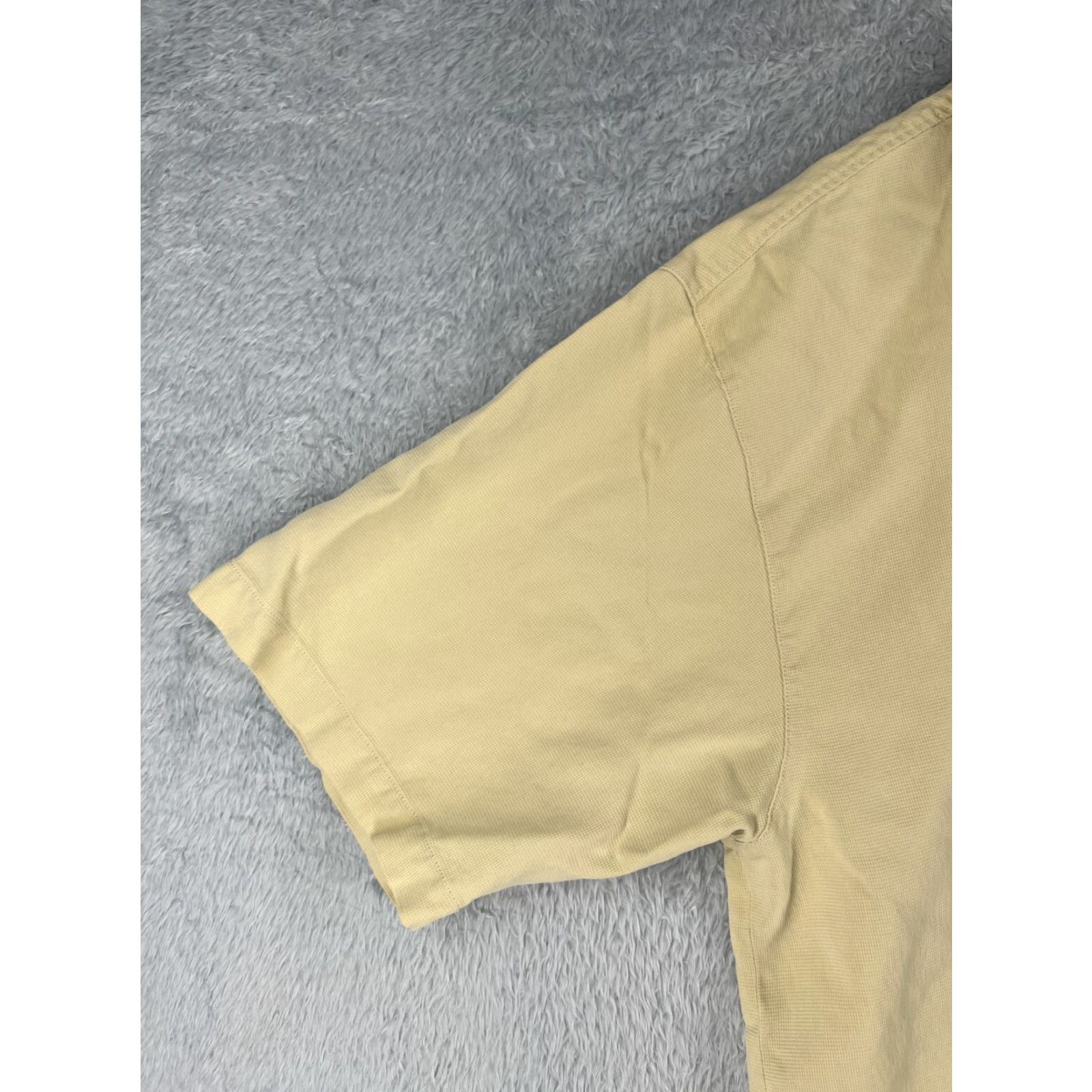 Tommy Bahama Tommy Bahama Shirt Men XL Yellow Button-Up Pocket Camp Hawaiian Aloha Beach Vacation Resort Pattern Solid Short Sleeve Shirt Size US XL / EU 56 / 4 - 3 Thumbnail