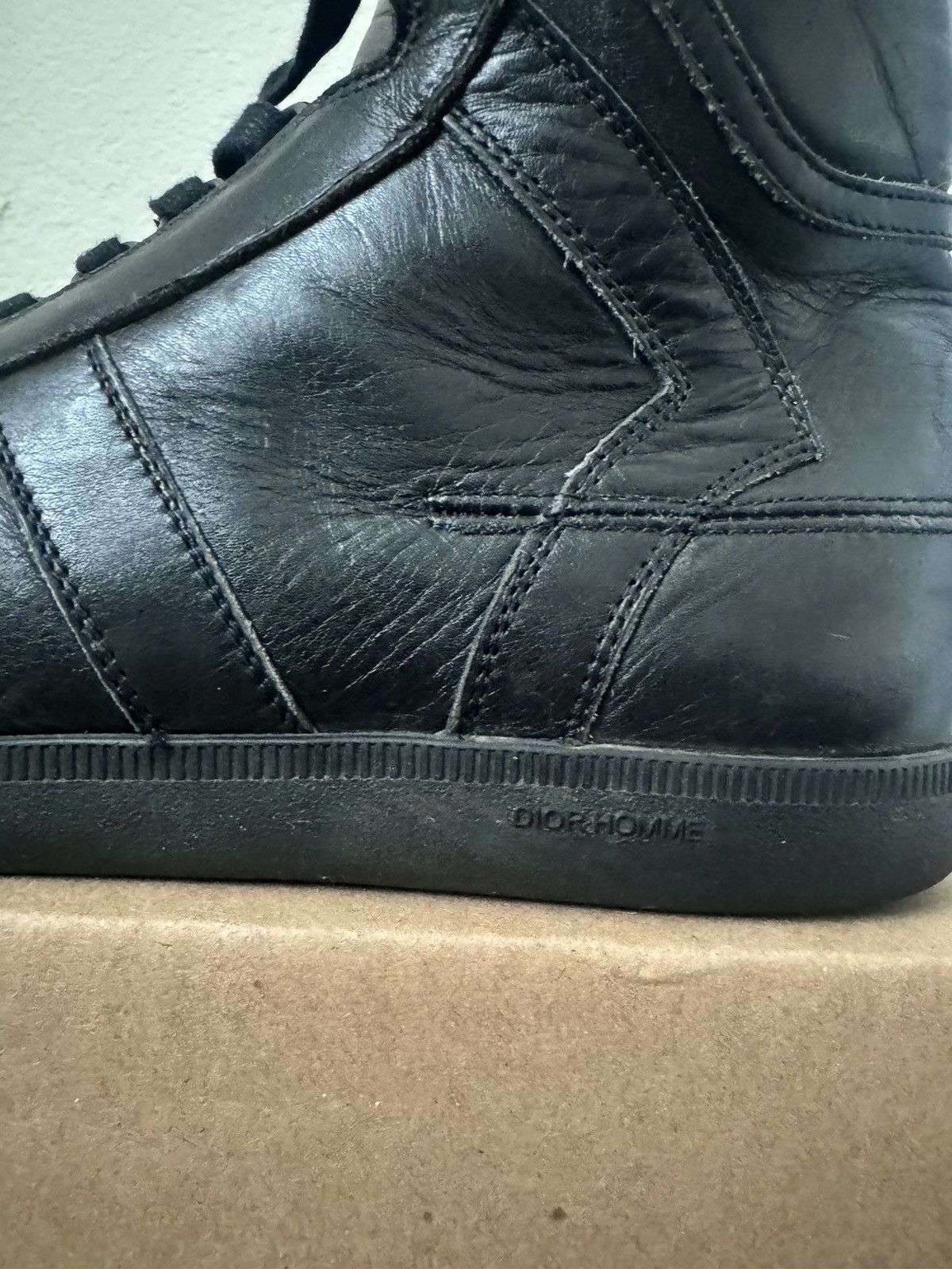 Dior × Hedi Slimane Dior Homme SS04 "Strip" Shoes Size US 9 / EU 42 - 7 Thumbnail