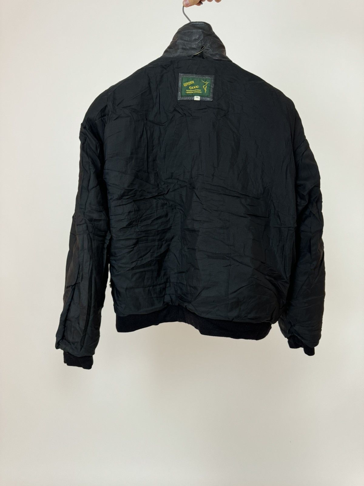 Vintage Vintage Leather Jacket 9000 Motorcycle USA American Flag Size US XXL / EU 58 / 5 - 11 Thumbnail