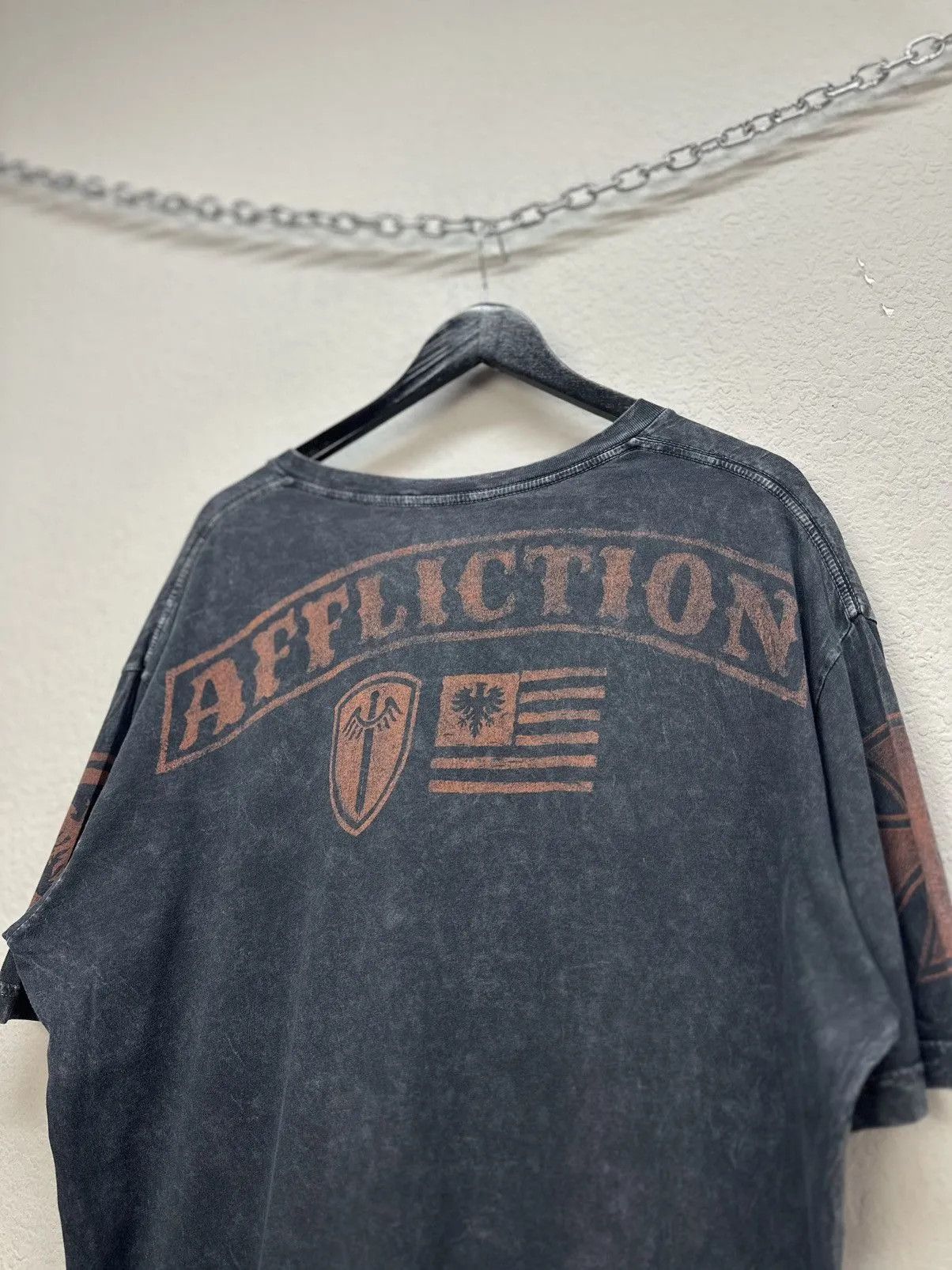 Affliction Vintage Affliction Big Logo JNCO Rock Band Tee Punk Gothic Size US XXL / EU 58 / 5 - 14 Thumbnail