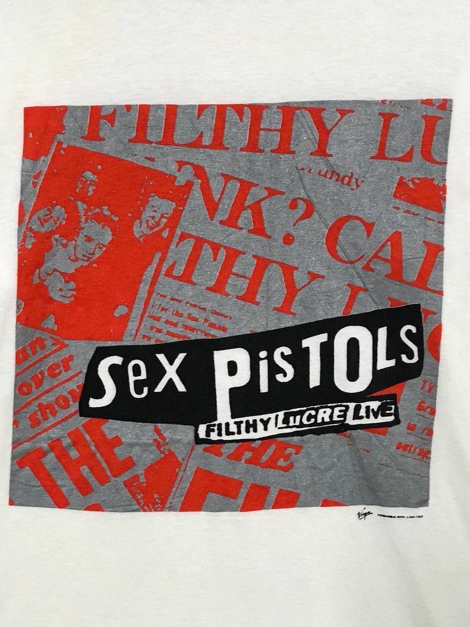 Band Tees × Vintage vintage 90s sex pistols band punk sid vicious Size US L / EU 52-54 / 3 - 3 Thumbnail