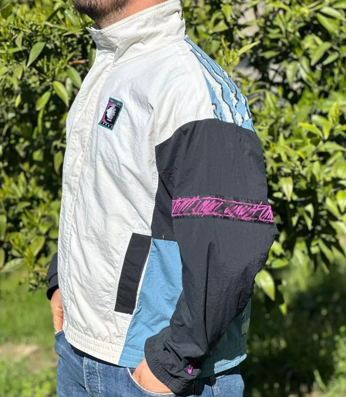 Nike Archive 90's Nike Challenge Court Windbreaker Size L Swoosh Size US L / EU 52-54 / 3 - 5 Thumbnail