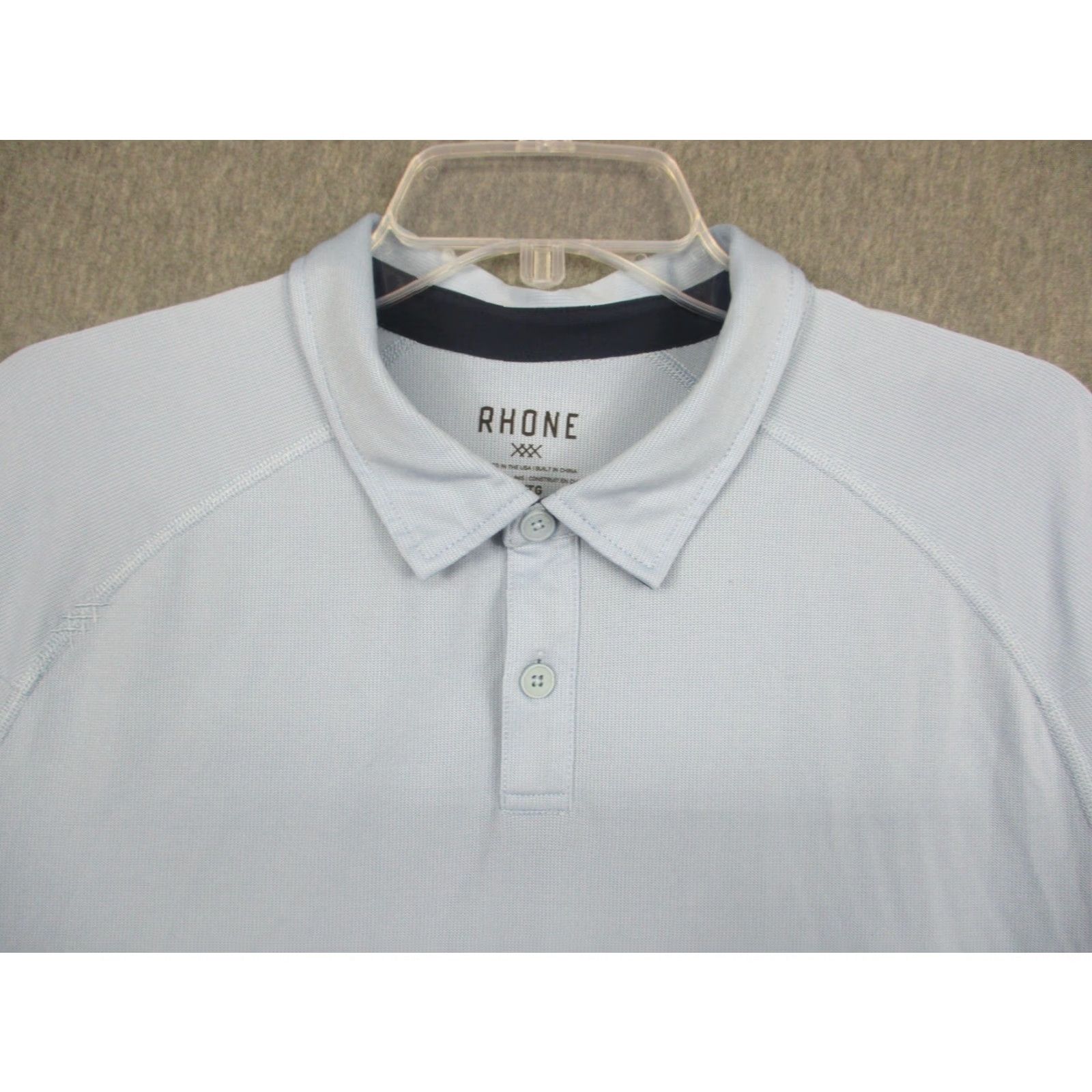 Rhone Rhone Polo Shirt Mens XL Light Blue Performance Golf Active Summer SMR 2023 Polo Short Sleeve Mens XL Light Blue Performance Golf SMR 2023 Size US XL / EU 56 / 4 - 2 Thumbnail