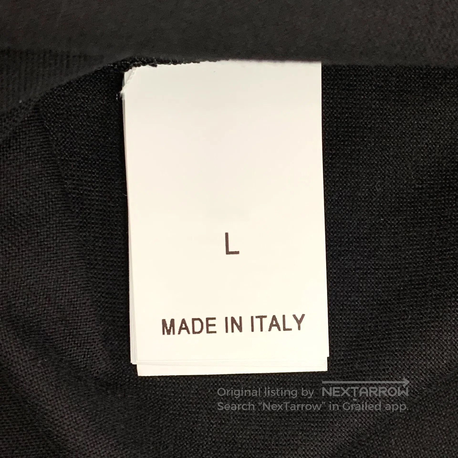 Brunello Cucinelli Brunello Cucinelli Black Beaded Pocket Cotton T. Size US L / EU 52-54 / 3 - 6 Thumbnail