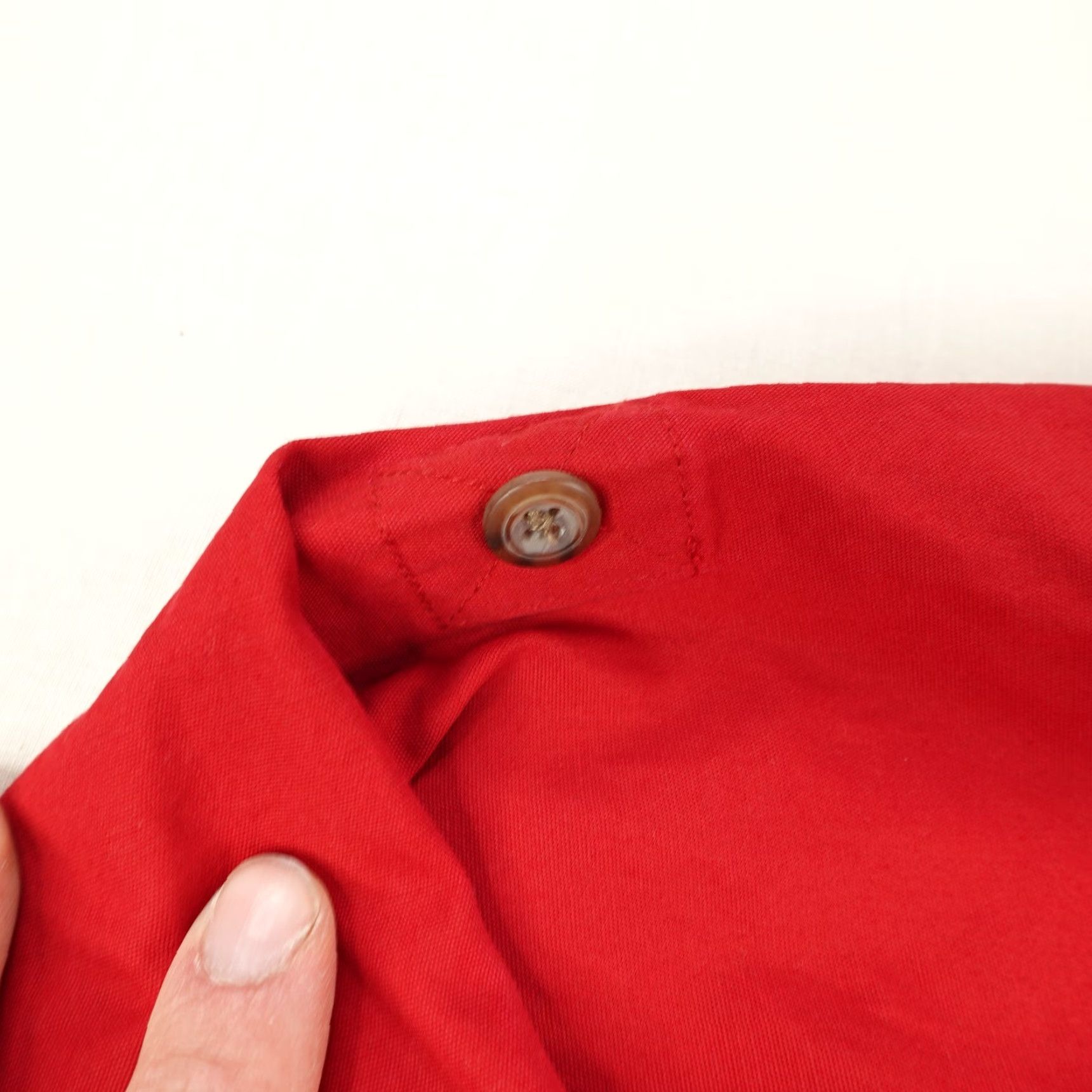Vintage Cabelas Shirt Mens Large Red Pullover Shooting Hunting Padded Shoulder Roll Tab Size US L / EU 52-54 / 3 - 5 Thumbnail