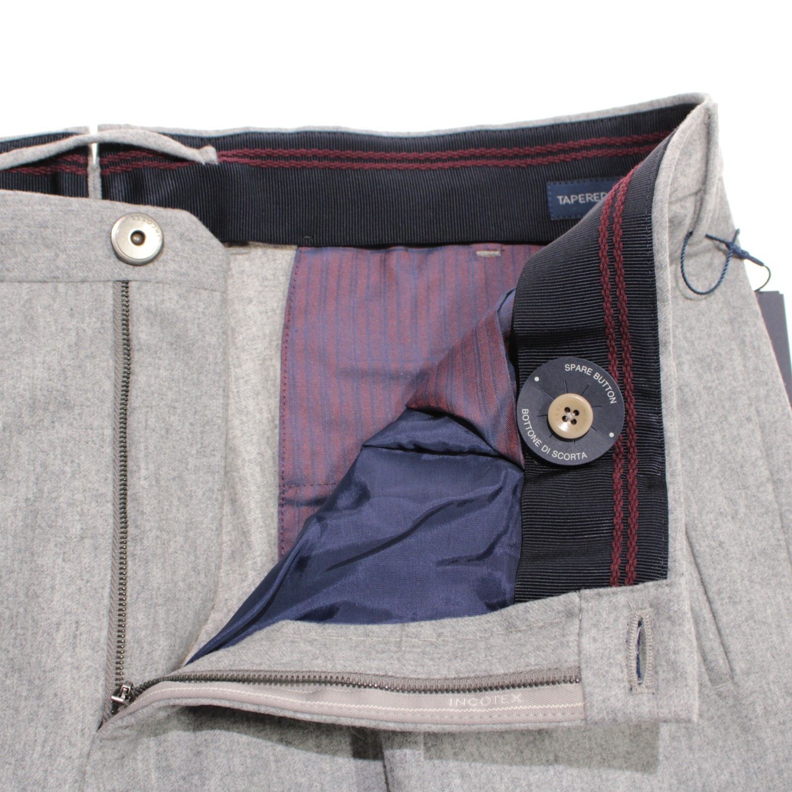 Incotex INCOTEX New with tags Dress Pants Size 38 US In Gray Size US 38 / EU 54 - 4 Thumbnail