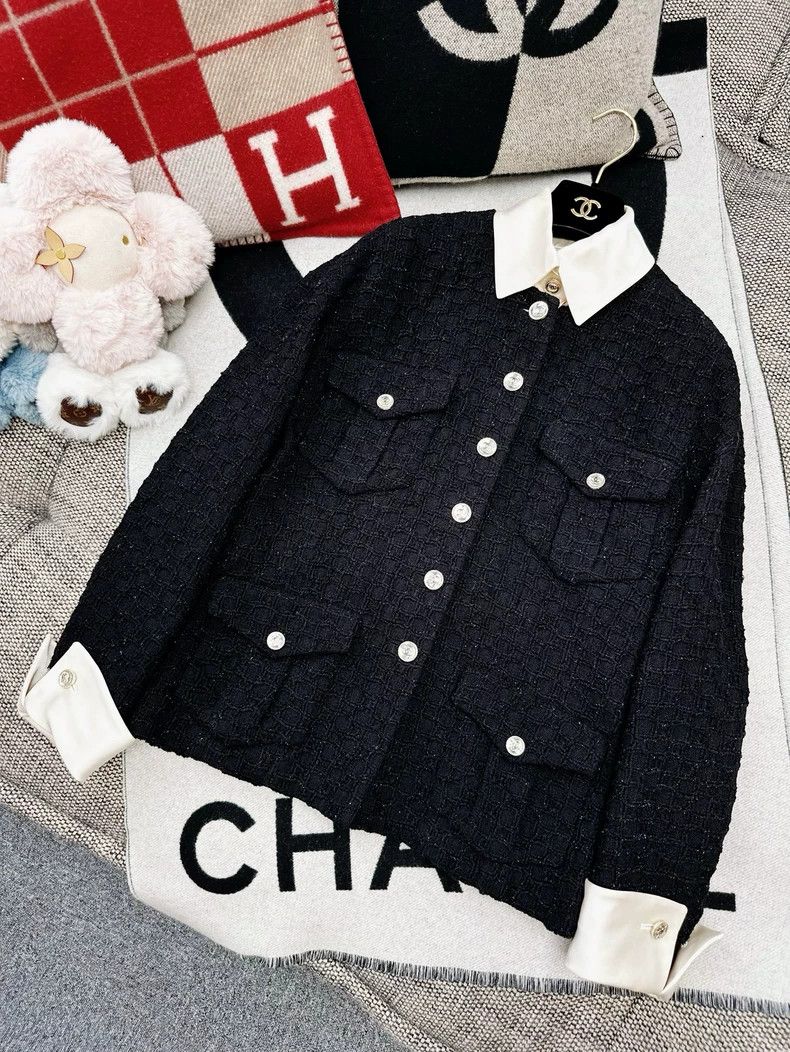 Chanel Chanel 21S spring and summer popular black four-pocket sat Size XS / US 0-2 / IT 36-38 - 2 Thumbnail