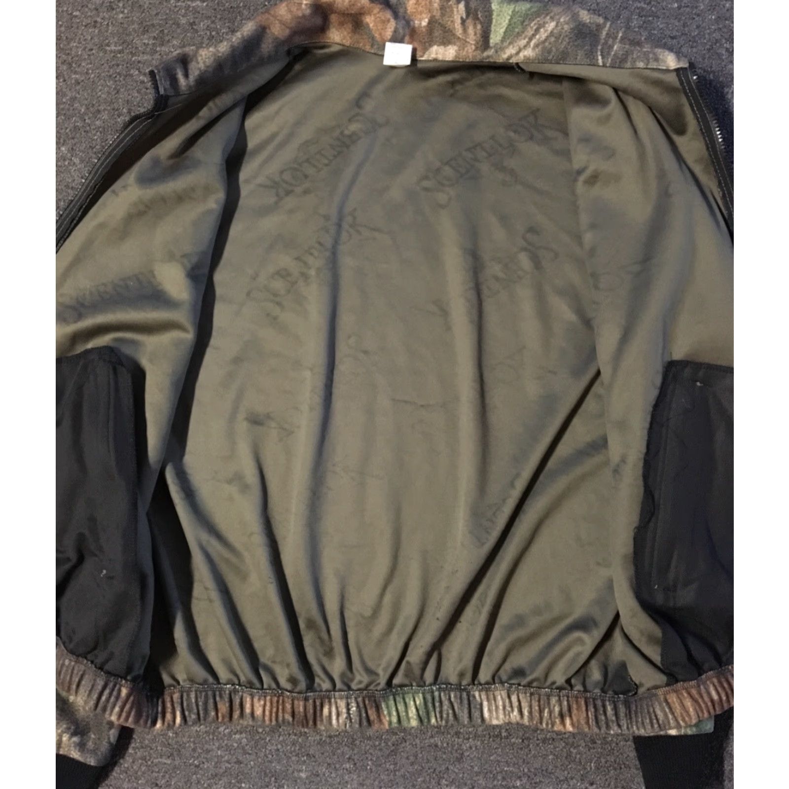Realtree Vtg 80s 90s Realtree Advantage Camo Bomber Jacket XL USA Hunting Army Military Grunge Size US XL / EU 56 / 4 - 4 Thumbnail