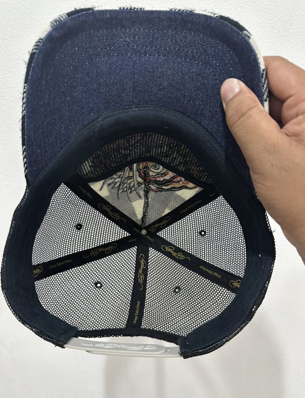 Ed Hardy VTG Ed Hardy Embroid Trucker Hat Size ONE SIZE - 5 Thumbnail