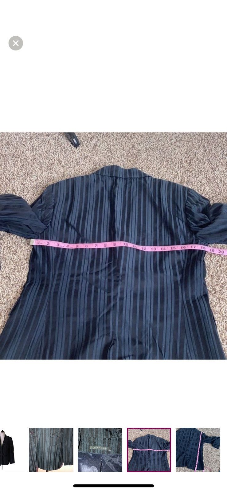 Elie Tahari Elie tahari striped blazer size 4 Size S / US 4 / IT 40 - 2 Thumbnail