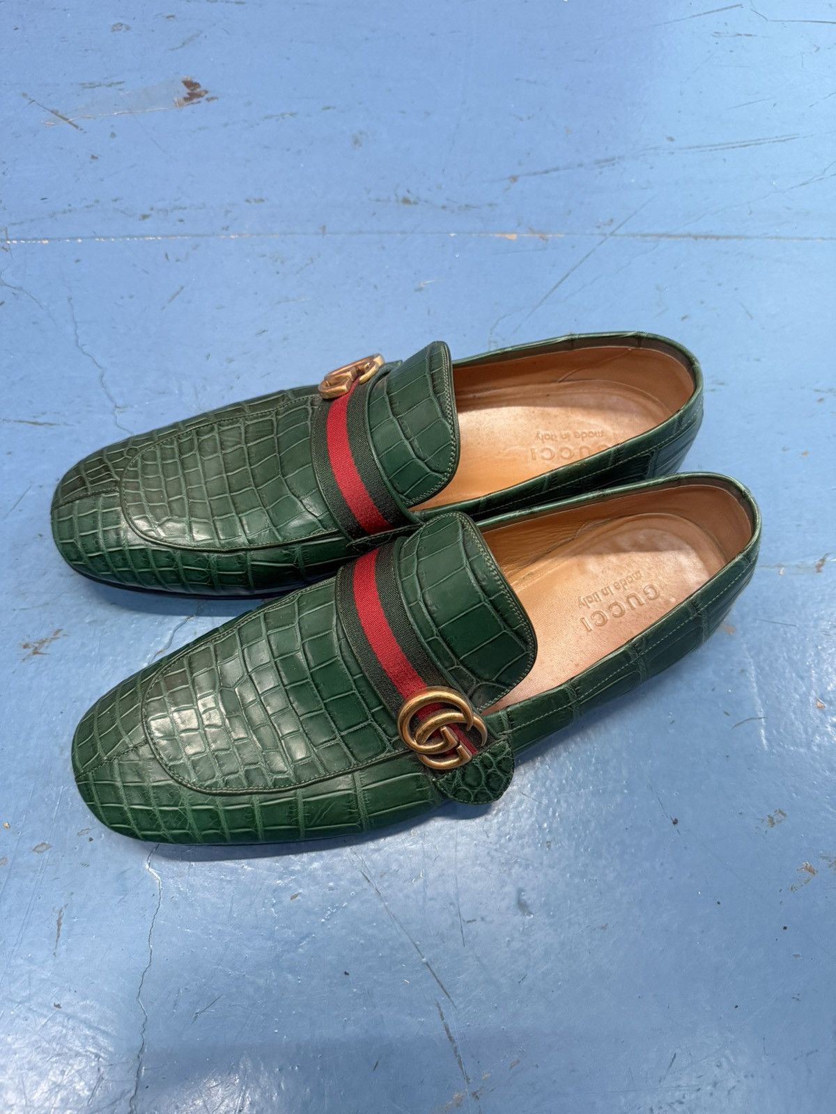 Gucci GUCCI CROC LOAFERS Size US 11 / EU 44 - 4 Thumbnail