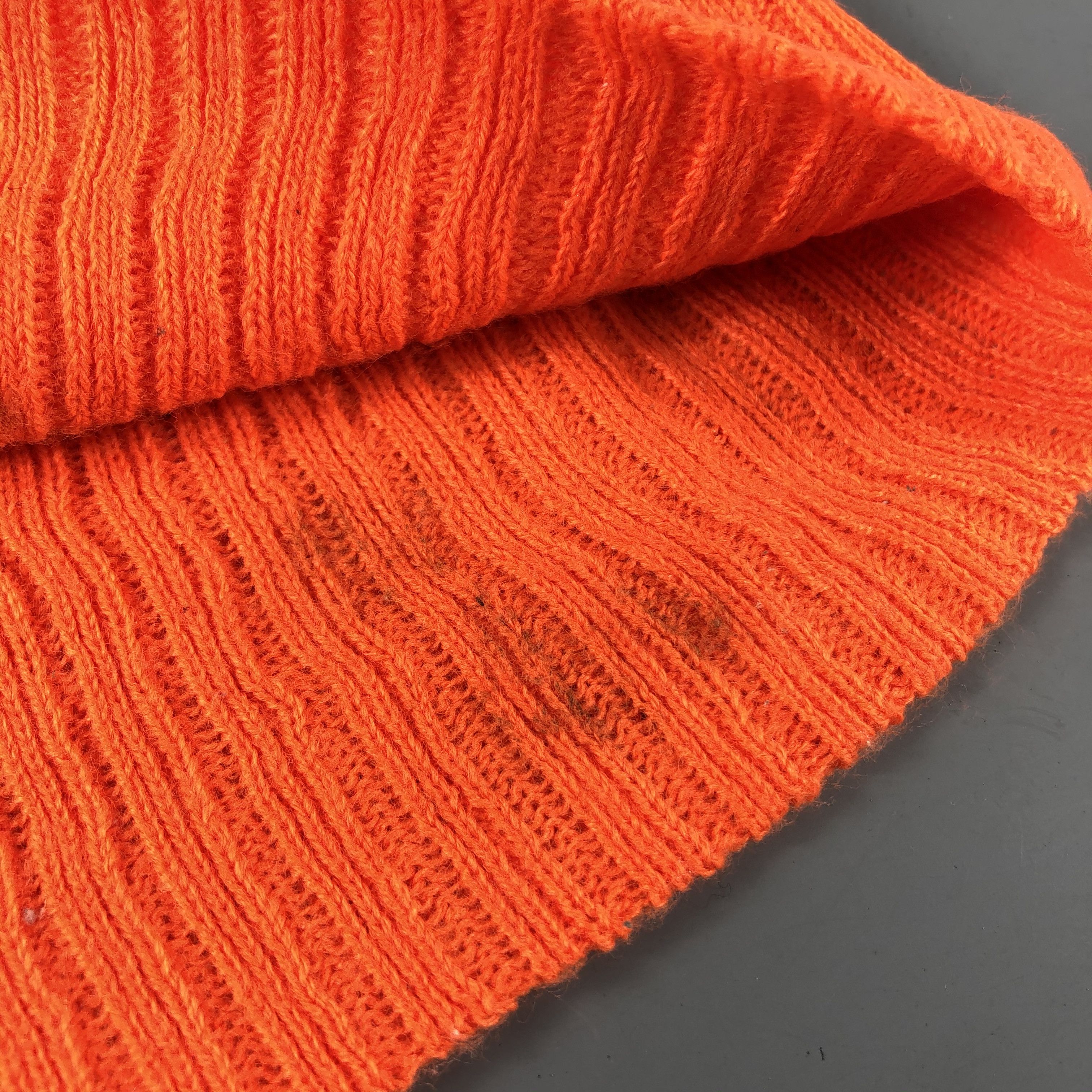 Japanese Brand × Vintage Beams Cuffless Orange Beanie Snow Hat Snow Cap -D1020 Size ONE SIZE - 7 Thumbnail