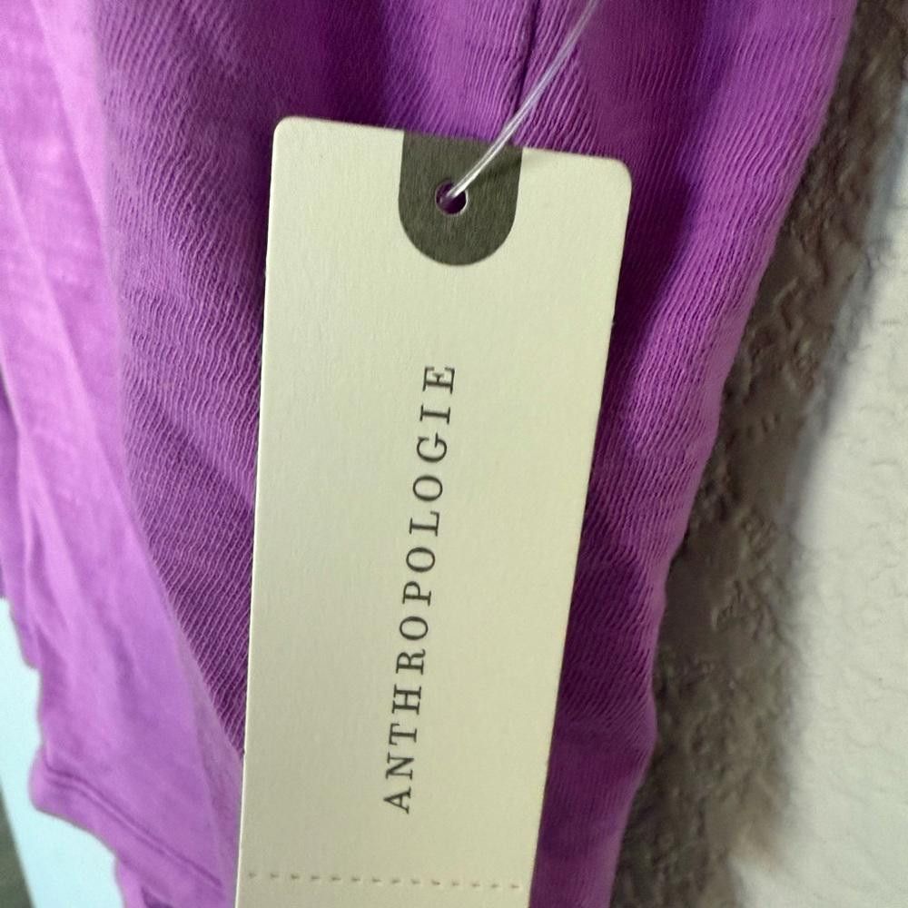 Designer Pilcro by Athropologie Boxy Plunge V-Neck Tee T Shirt Medium Size M / US 6-8 / IT 42-44 - 8 Thumbnail