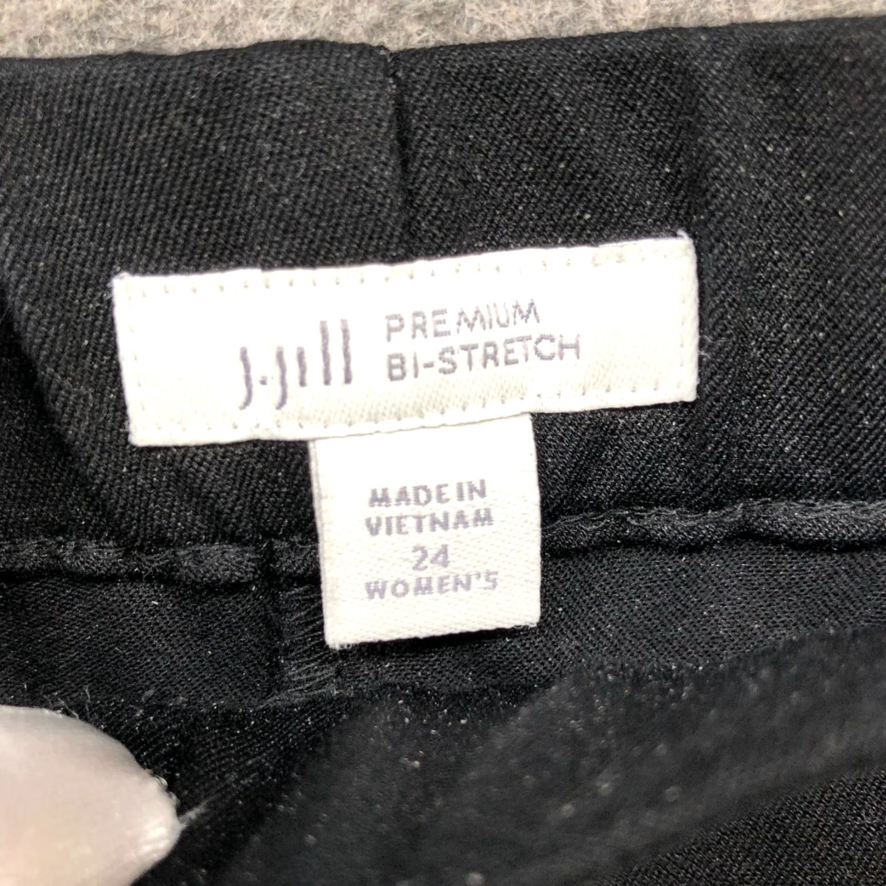 J. Jill J. Jill Pull On Dress Pants Womens Plus Size 24 Black Bi-Stretch Slim Leg Cuffed Dress Pants Shirt? Size 42" / US 20 - 5 Thumbnail