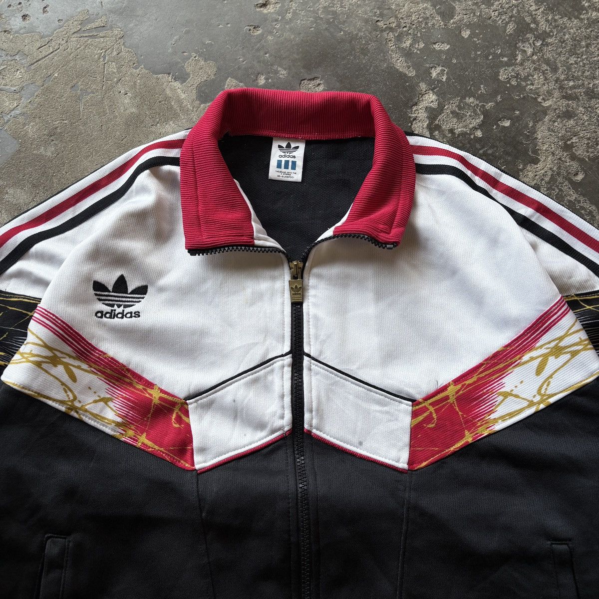 Adidas × Streetwear × Vintage 90s adidas track jacket with