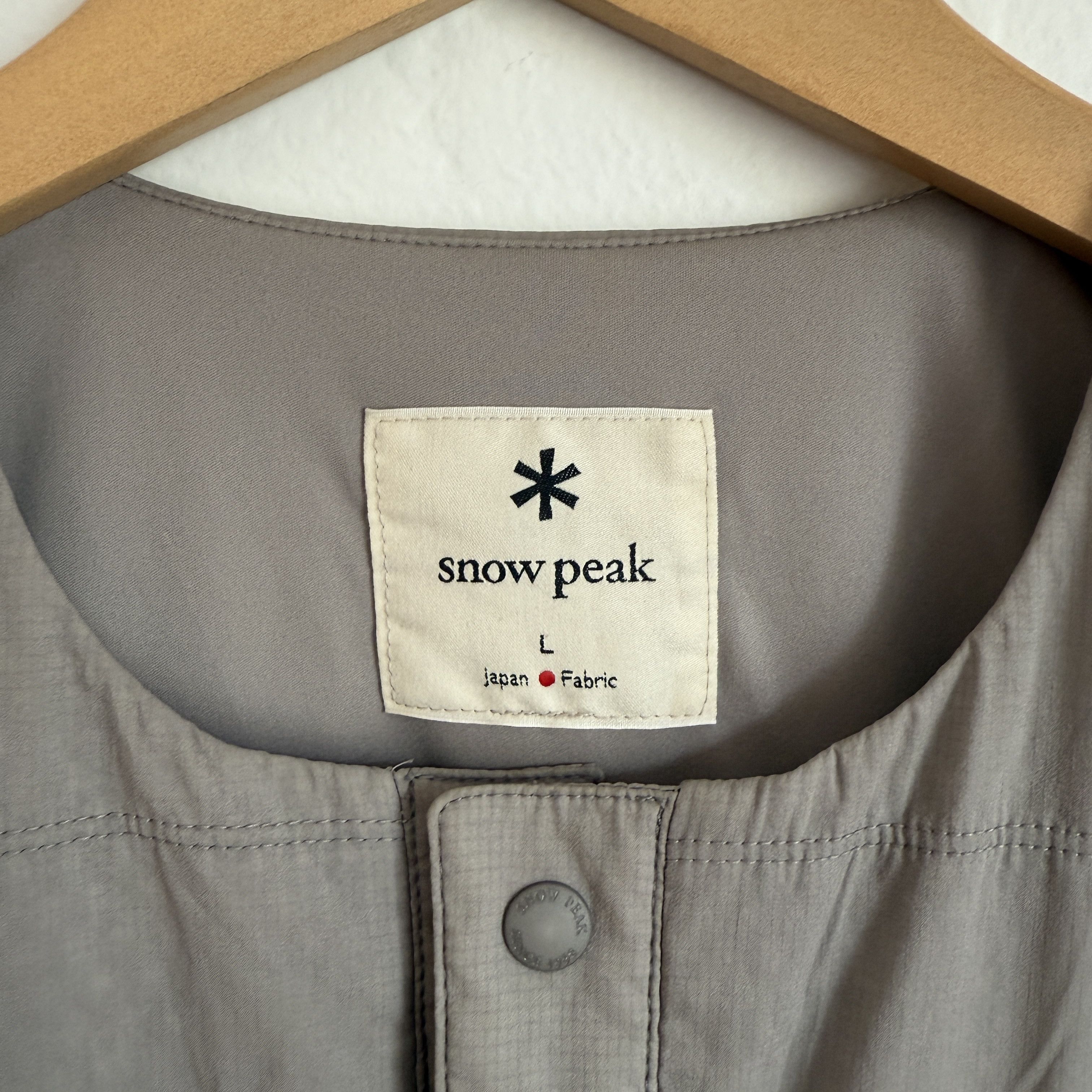Snow Peak Snow Peak Polartec Quilted Vest Mens L Gray Japan Size US L / EU 52-54 / 3 - 2 Thumbnail