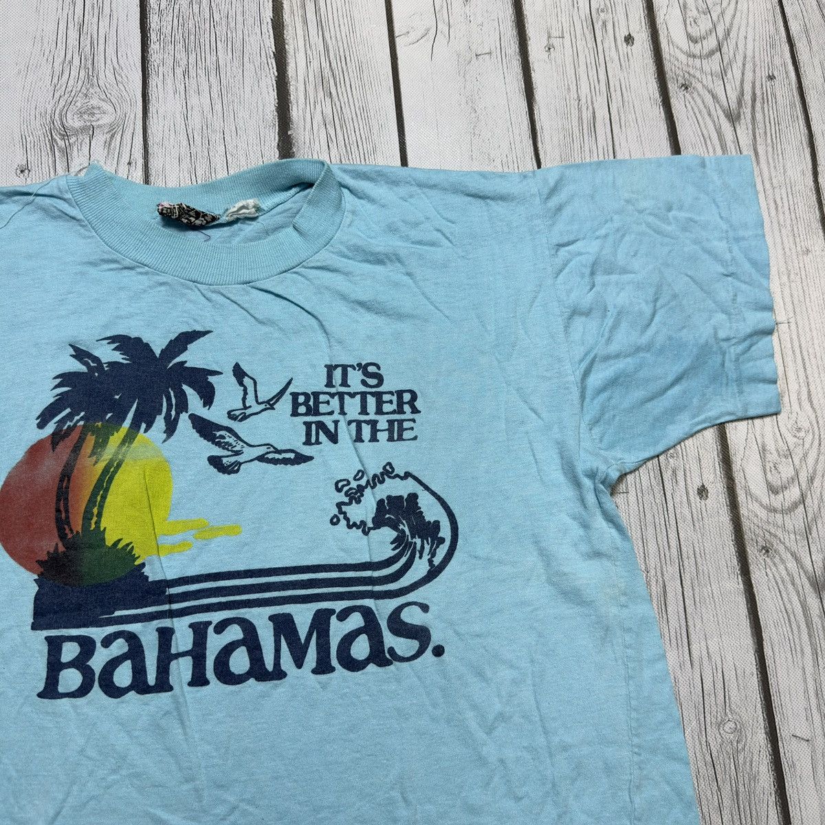 Vintage Vintage Bahamas tee Size US L / EU 52-54 / 3 - 3 Thumbnail