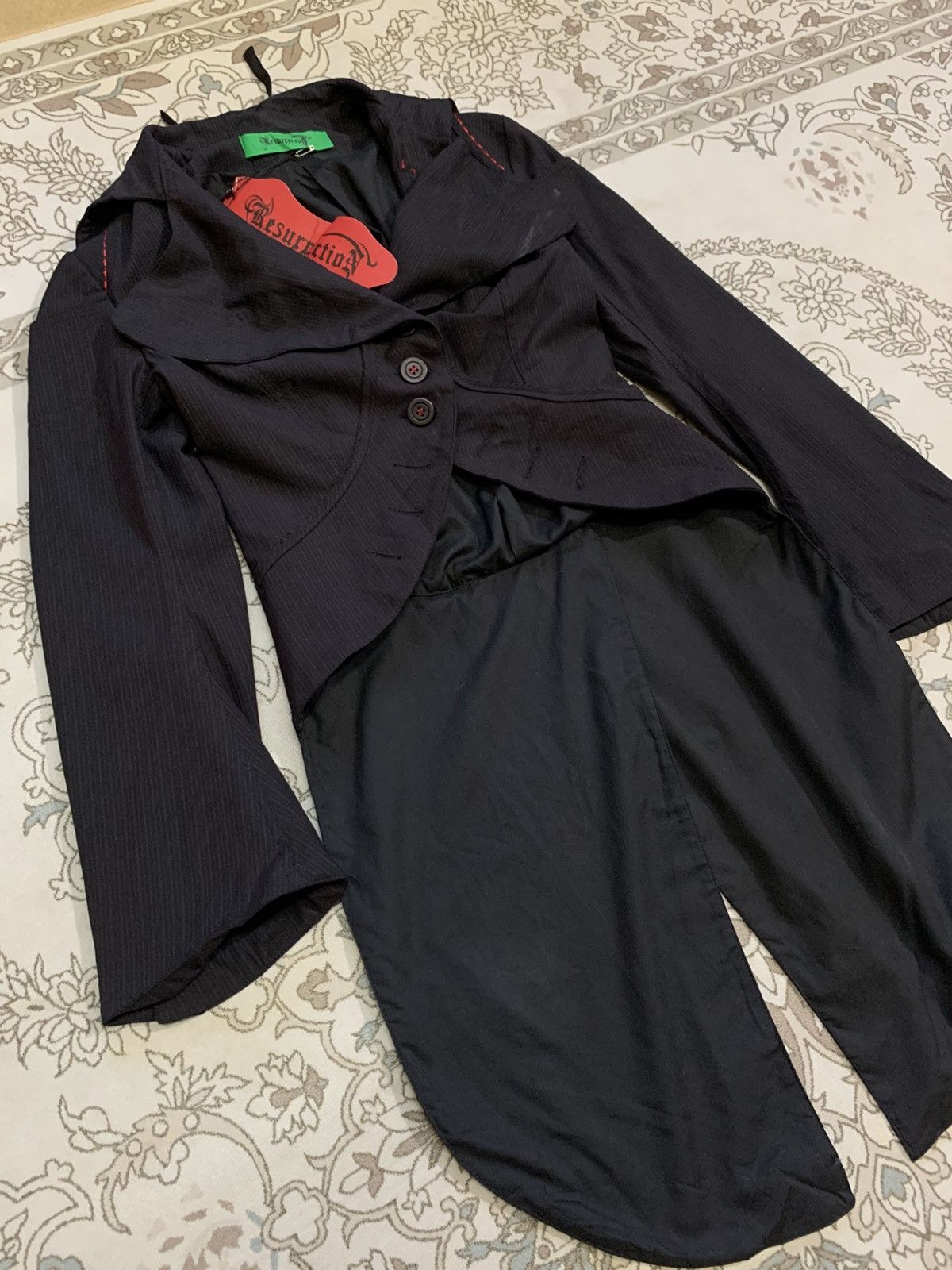 Japanese Brand GREAT ! RESURRECTION JAPANESE AVANT GARDE GOTHIC PUNK JACKET Size US S / EU 44-46 / 1 - 4 Thumbnail