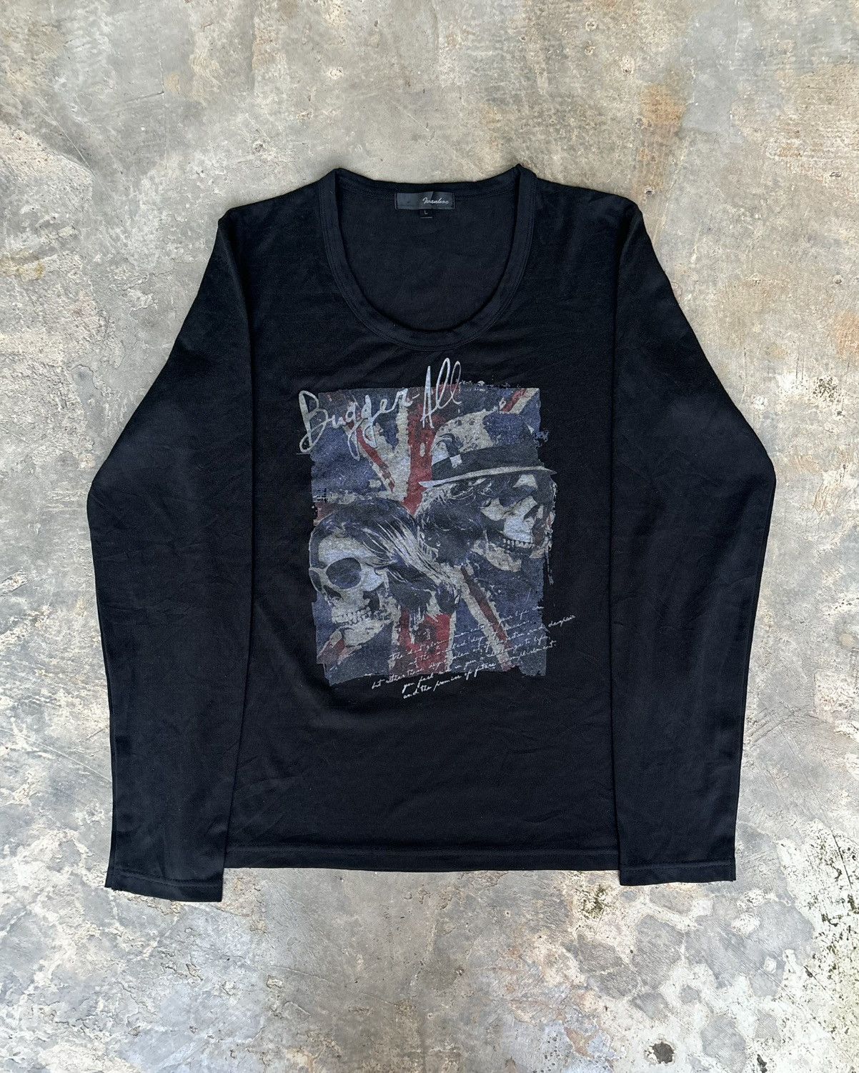 Hysteric Glamour Y2k Skull Ifwixwasnine Lgb Punk Style Longsleeve Size US L / EU 52-54 / 3 - 1 Thumbnail