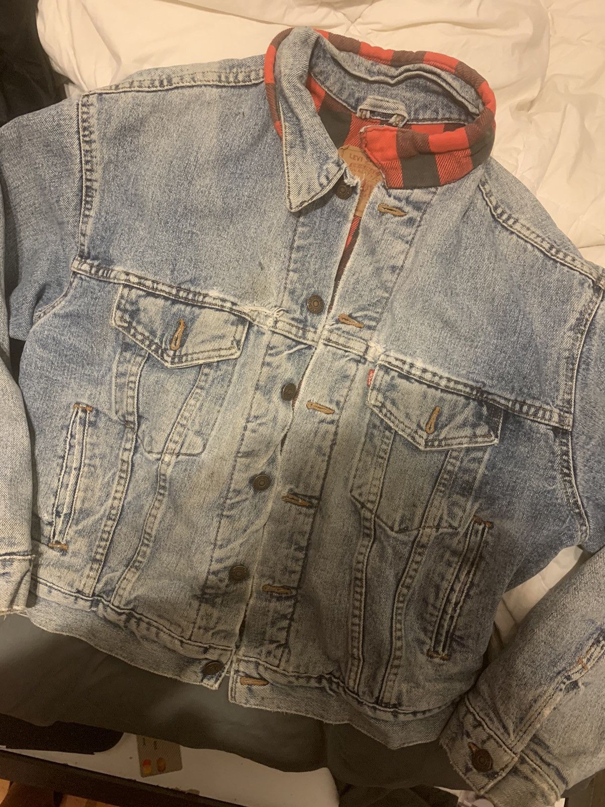 Levi's × Levi's Vintage Clothing × Vintage Vintage Levis heavy denim jacket Size US S / EU 44-46 / 1 - 7 Thumbnail