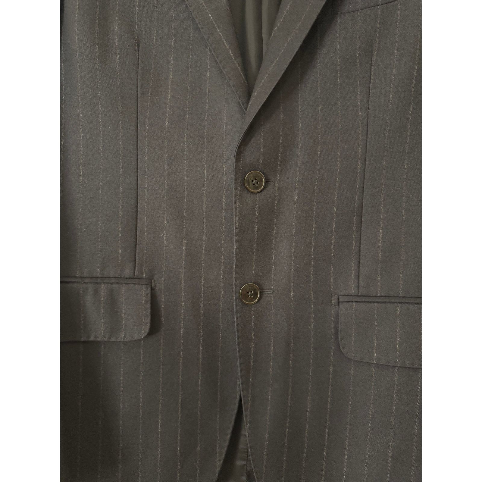 Boggi Boggi Navy Stripped Blazer Size 46R - 9 Thumbnail
