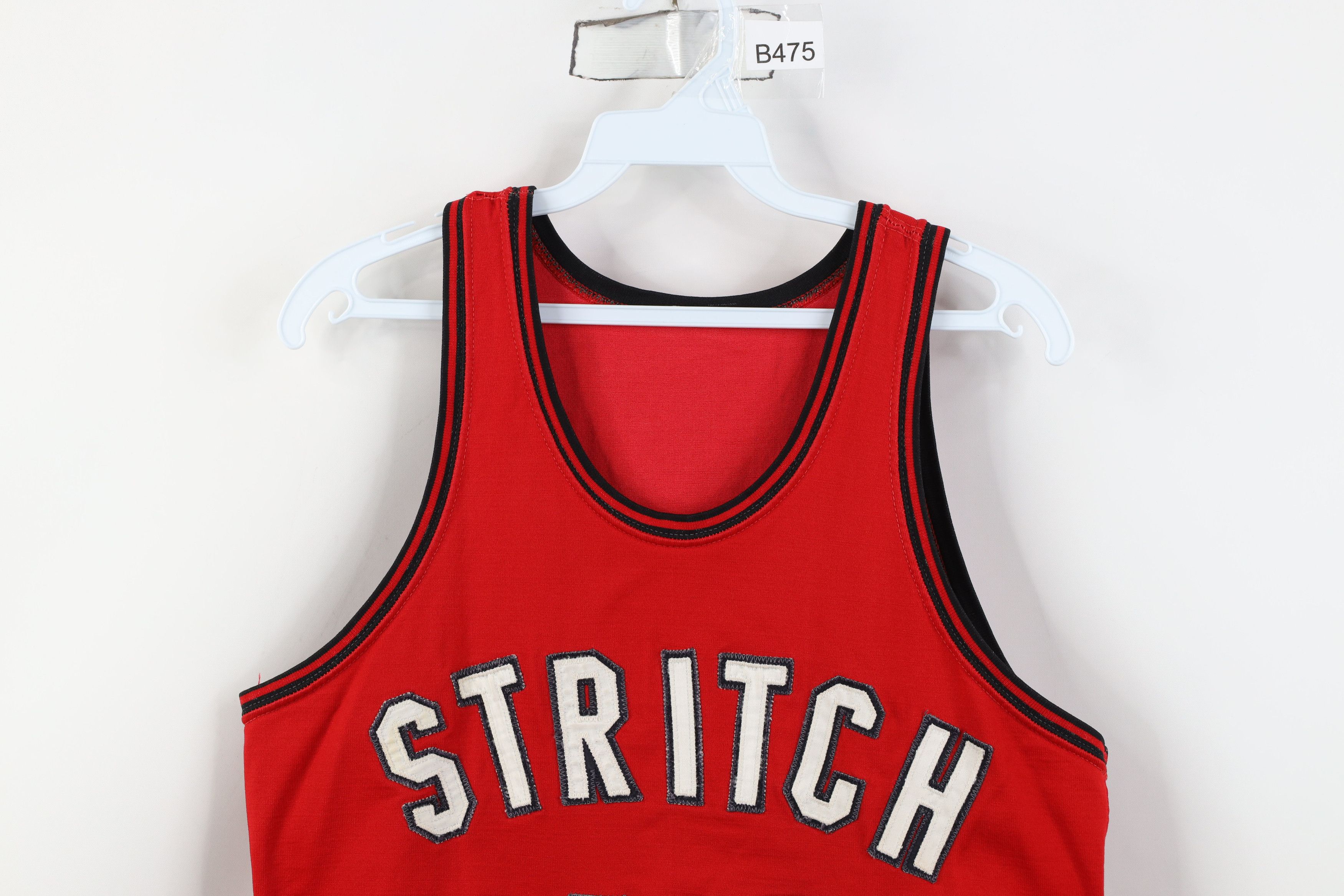 Vintage Vintage 50s 60s Durene Rayon Basketball Jersey Red USA #40 Size US XXL / EU 58 / 5 - 2 Thumbnail