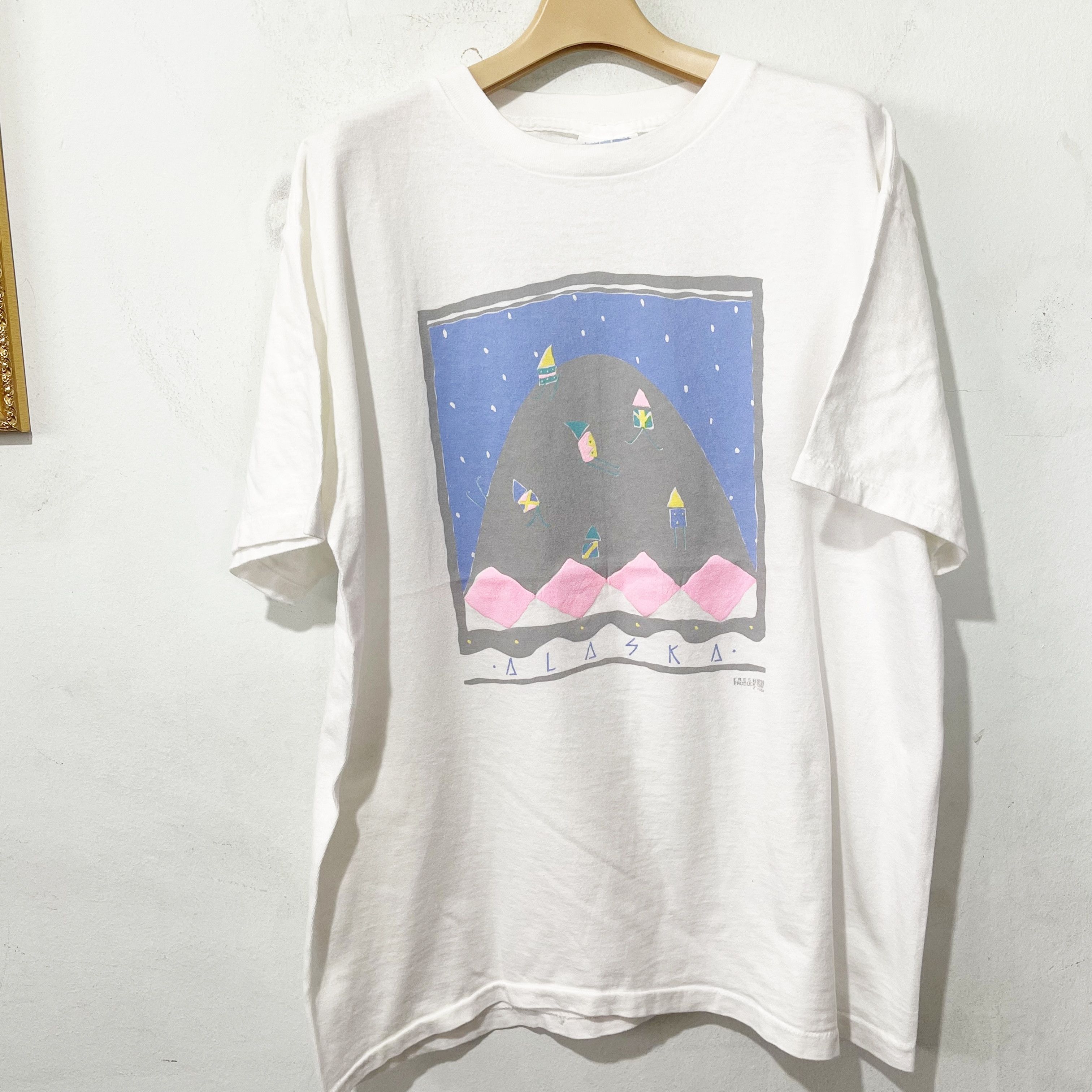 Vintage 1988 Alaska Ski Mountain T-Shirt