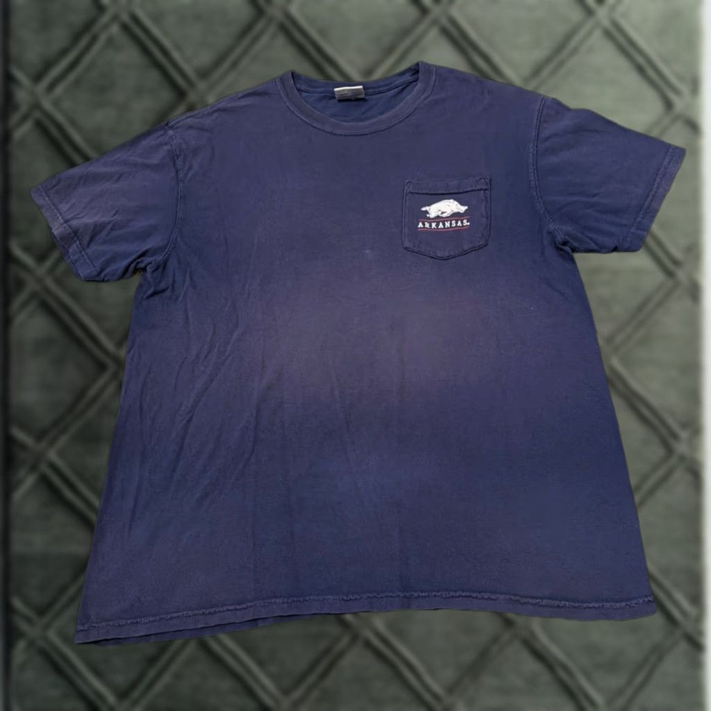 Comfort Colors Comfort Colors T-Shirt Men Large Navy Blue University Razorbacks NCAA Size US L / EU 52-54 / 3 - 1 Thumbnail