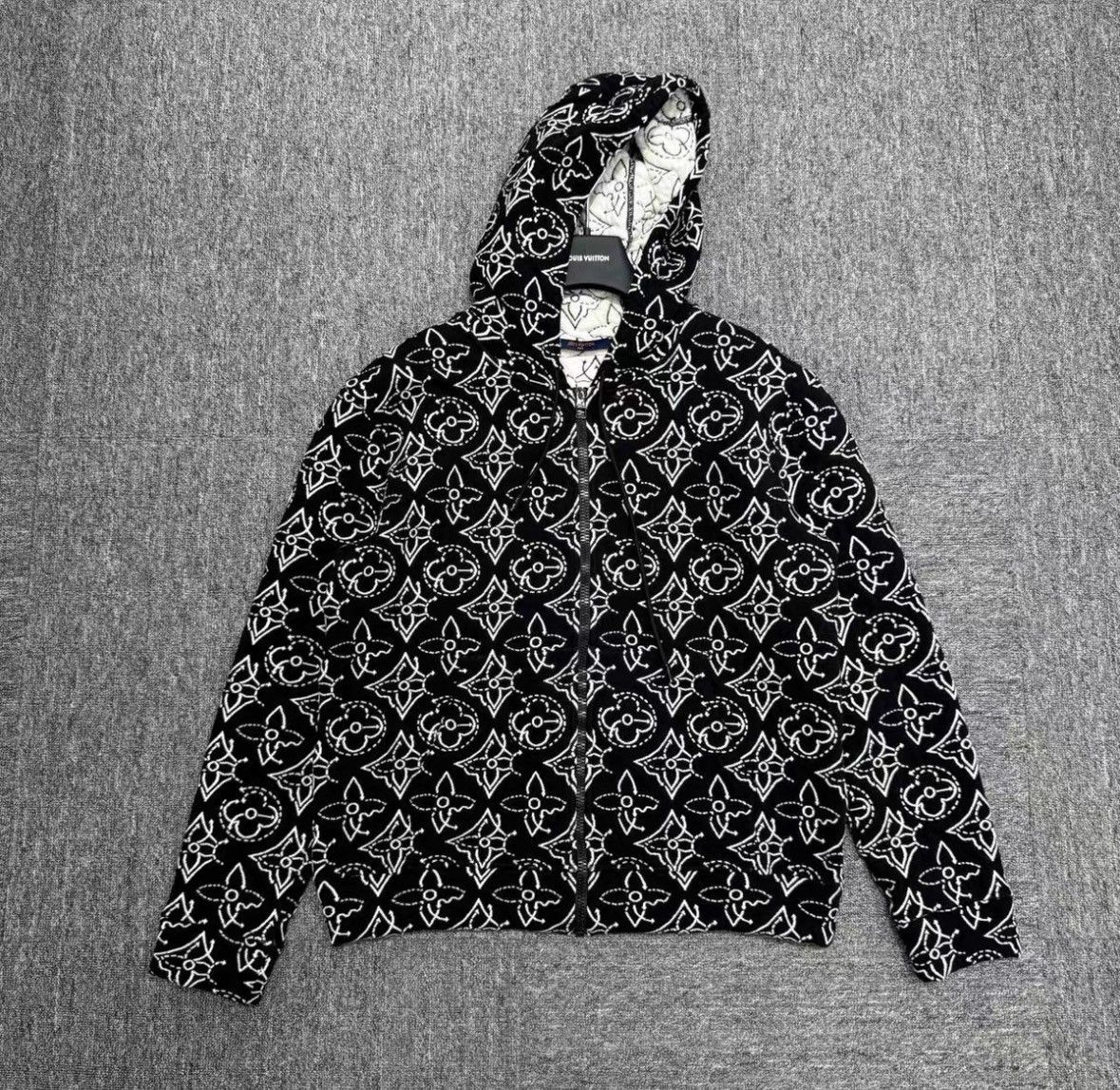 Jackets Black Supreme Louis Vuitton Hoodie Jackets Louis Vuitton