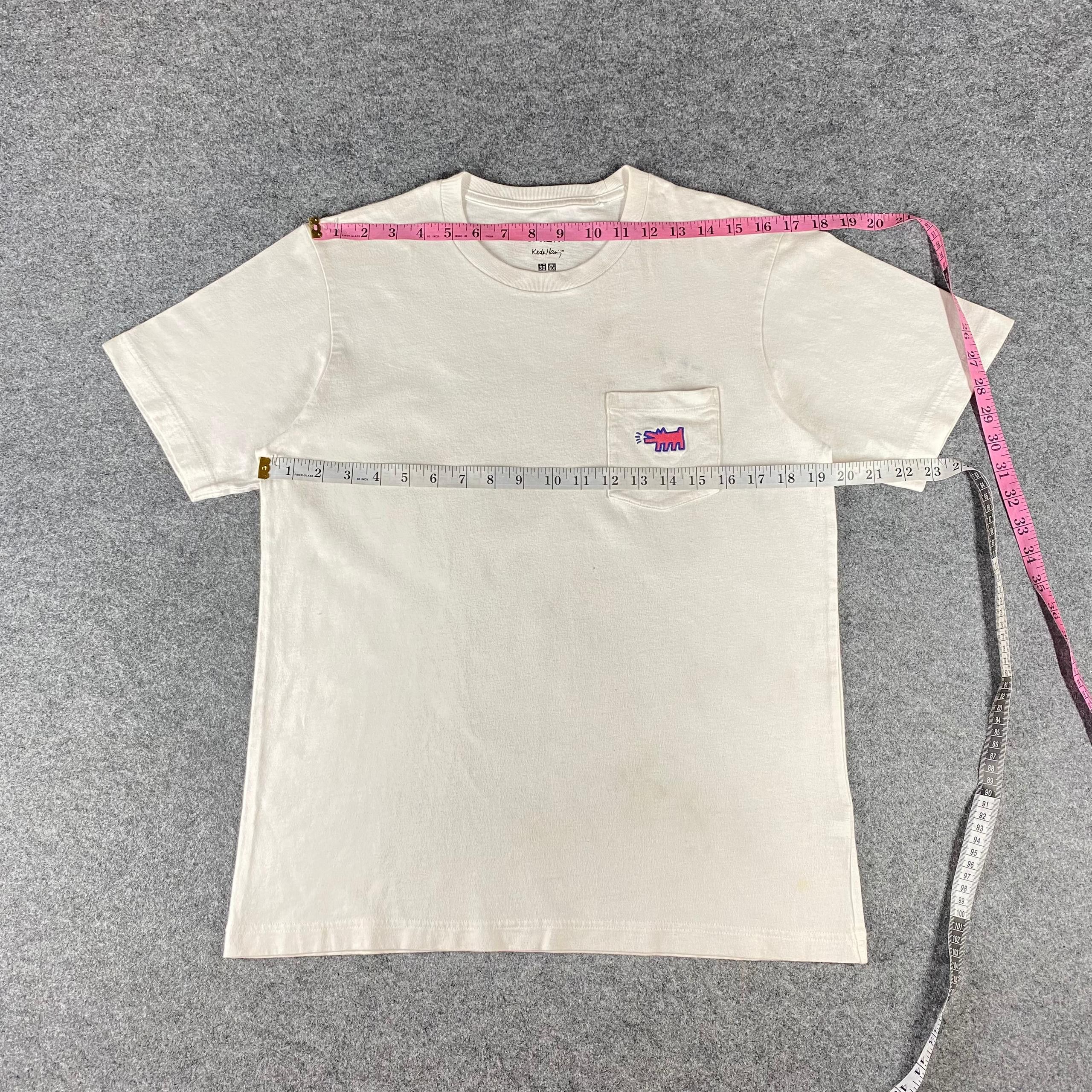 Keith Haring Vintage Keith Haring Single Pocket Tshirt Size US M / EU 48-50 / 2 - 3 Thumbnail