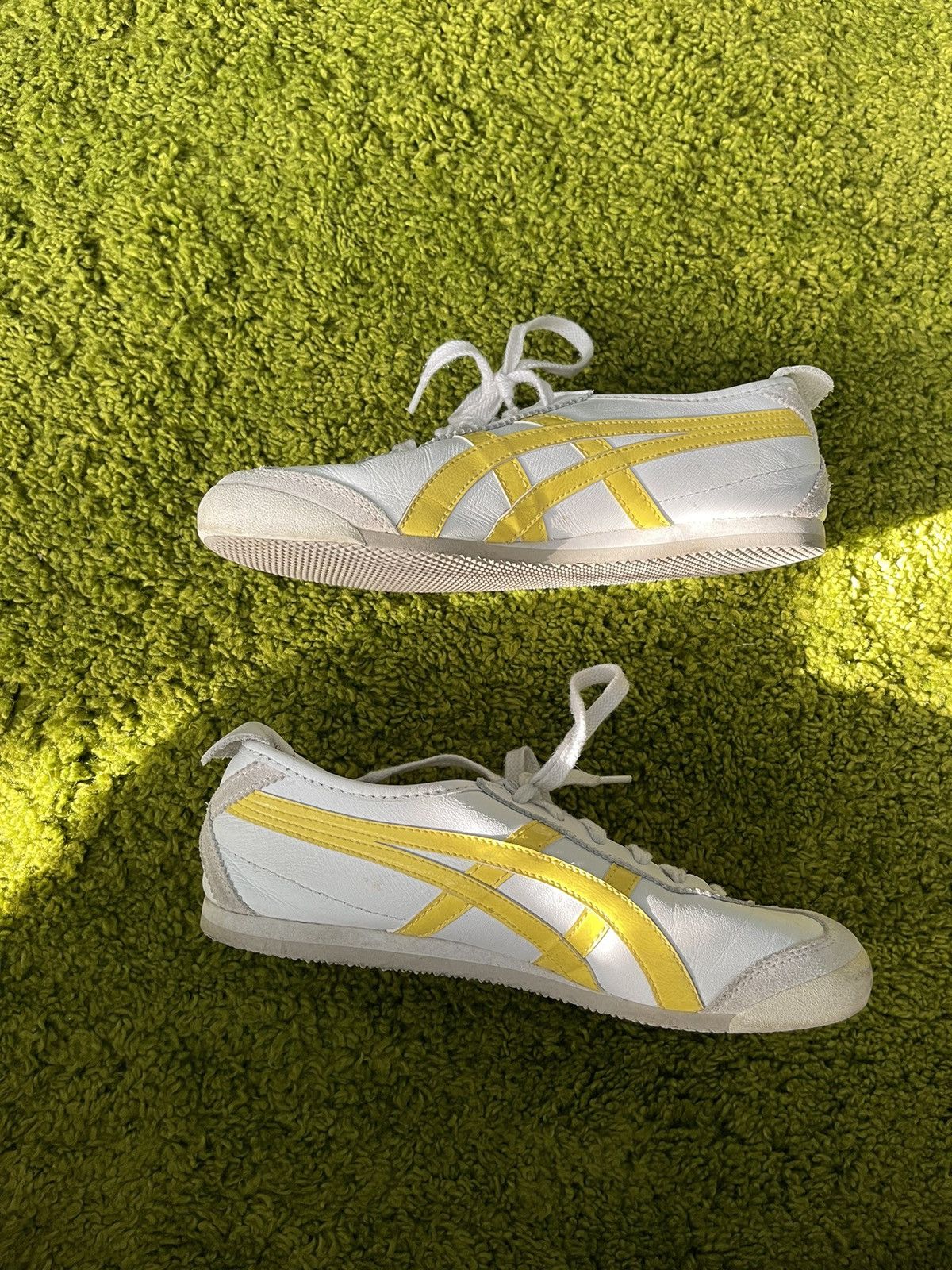 Asics × Onitsuka Tiger × Vintage Onitsuka Tiger ASICS 2000s vintage real leather sneakers Y2K Size US 5.5 / IT 35.5 - 5 Thumbnail