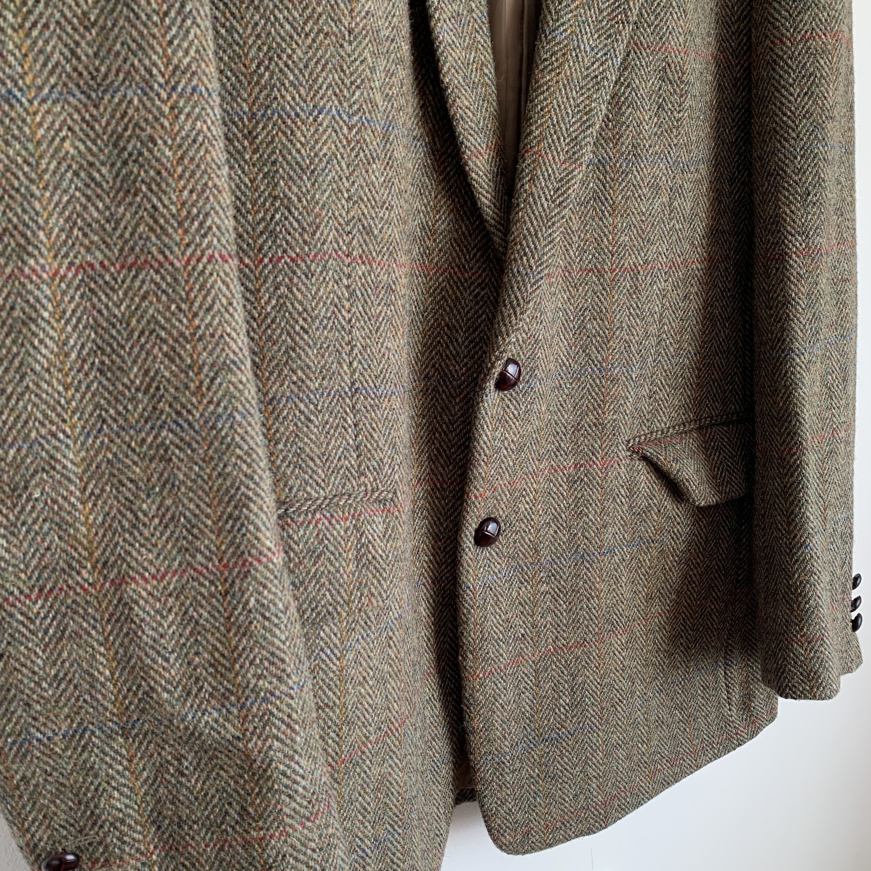 Harris Tweed Harris Tweed Mens Jacket Wool Blazer 52-54 Size US L / EU 52-54 / 3 - 7 Thumbnail
