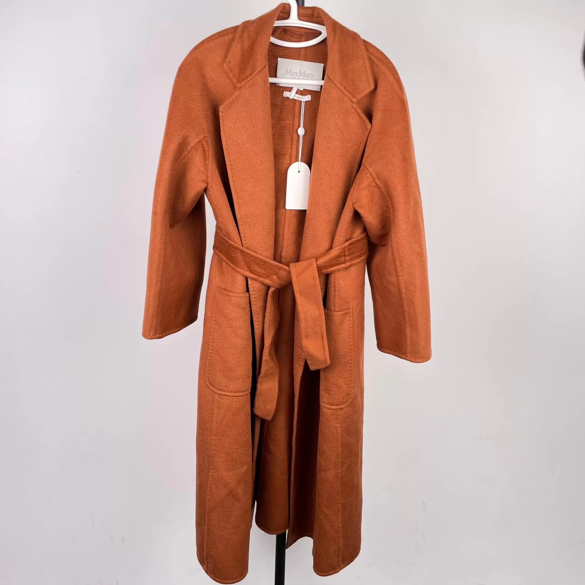 Max Mara Maxmara Cashmere Labor Coat Caramel 150/76A Size XS / US 0-2 / IT 36-38 - 1 Thumbnail