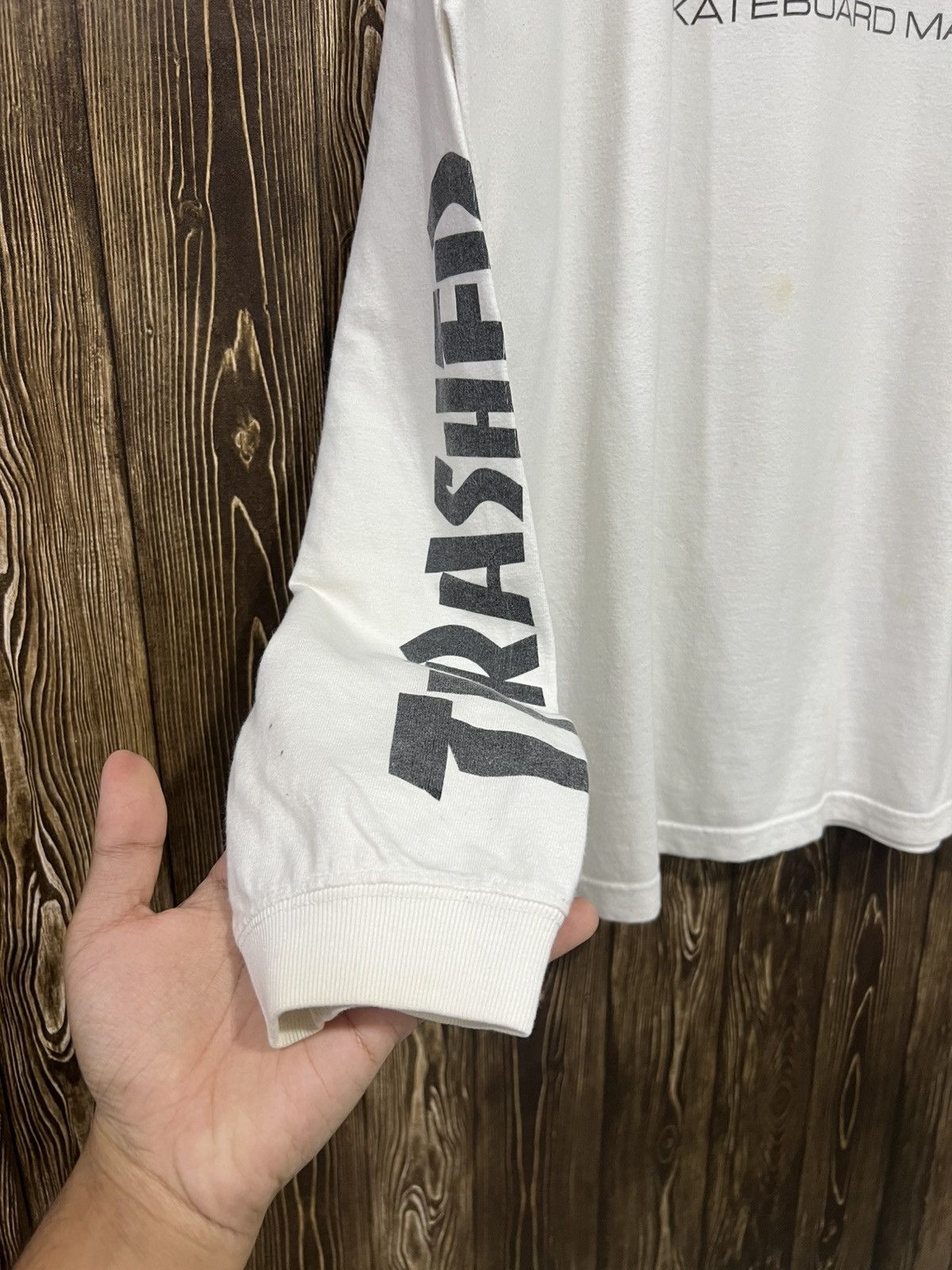 Thrasher Vintage Y2K Thrasher Skateboarding Longsleeve Tshirt Size US XXL / EU 58 / 5 - 4 Thumbnail
