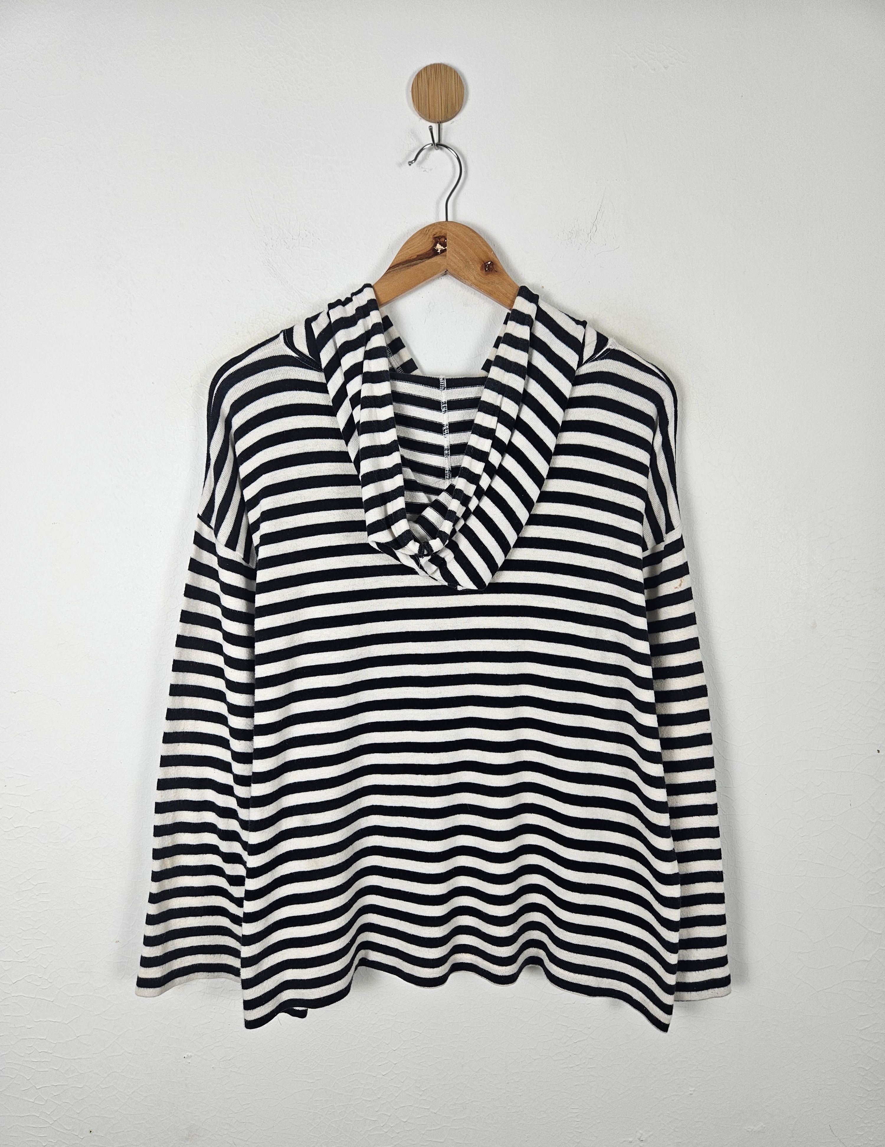 Issey Miyake Issey Miyake Tsumori Chisato IS Stripe Hoodie Sweater Size US XL / EU 56 / 4 - 2 Thumbnail