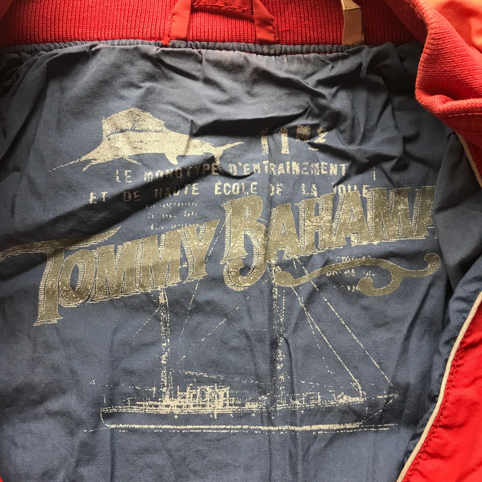 Tommy Bahama Tommy Bahama Lined Bomber Jacket Mens Medium Red Full Zip Size US M / EU 48-50 / 2 - 6 Thumbnail
