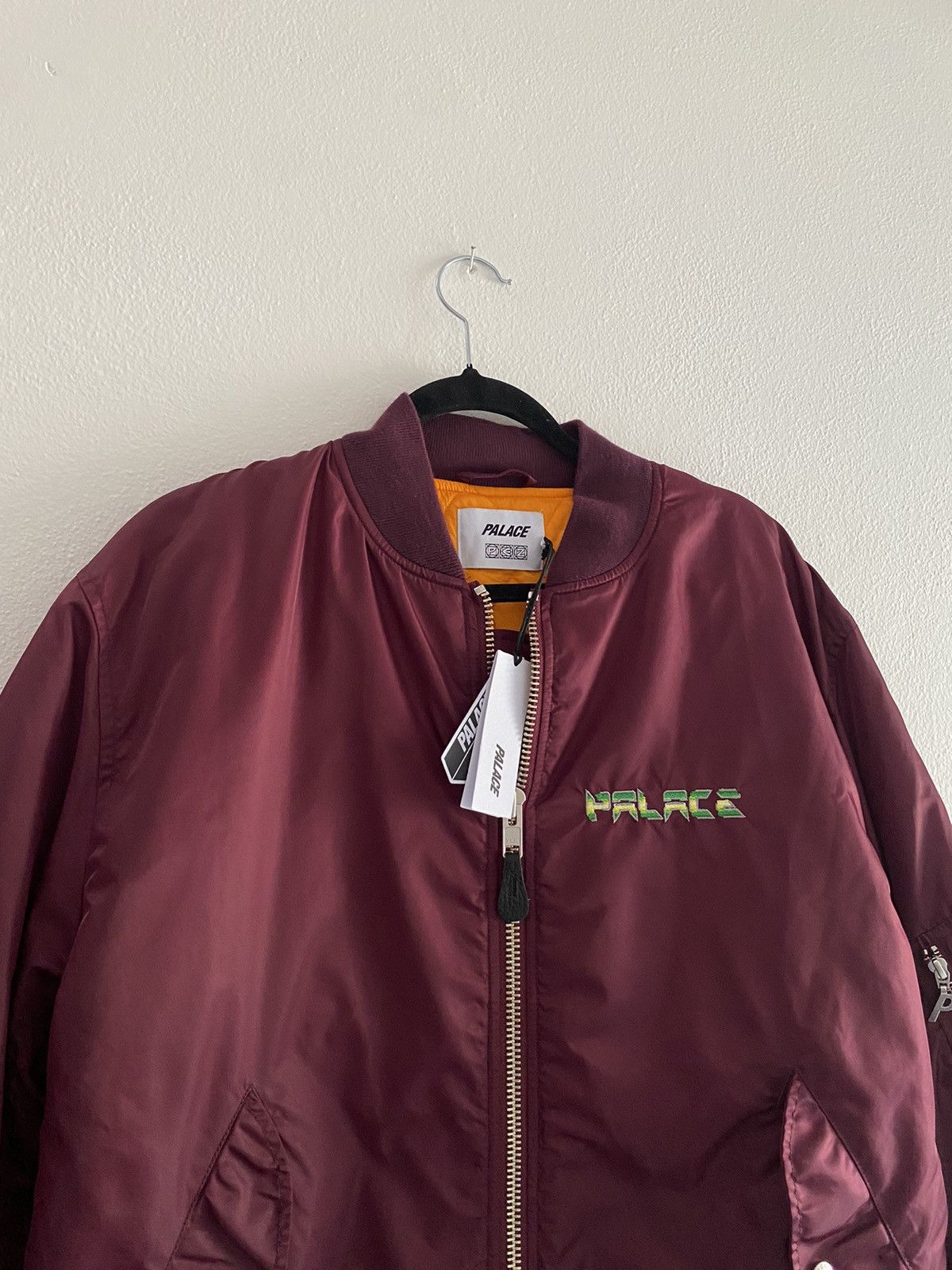 Palace x PEZ “Pezman” MA-1 Bomber – FW21 - Burgundy