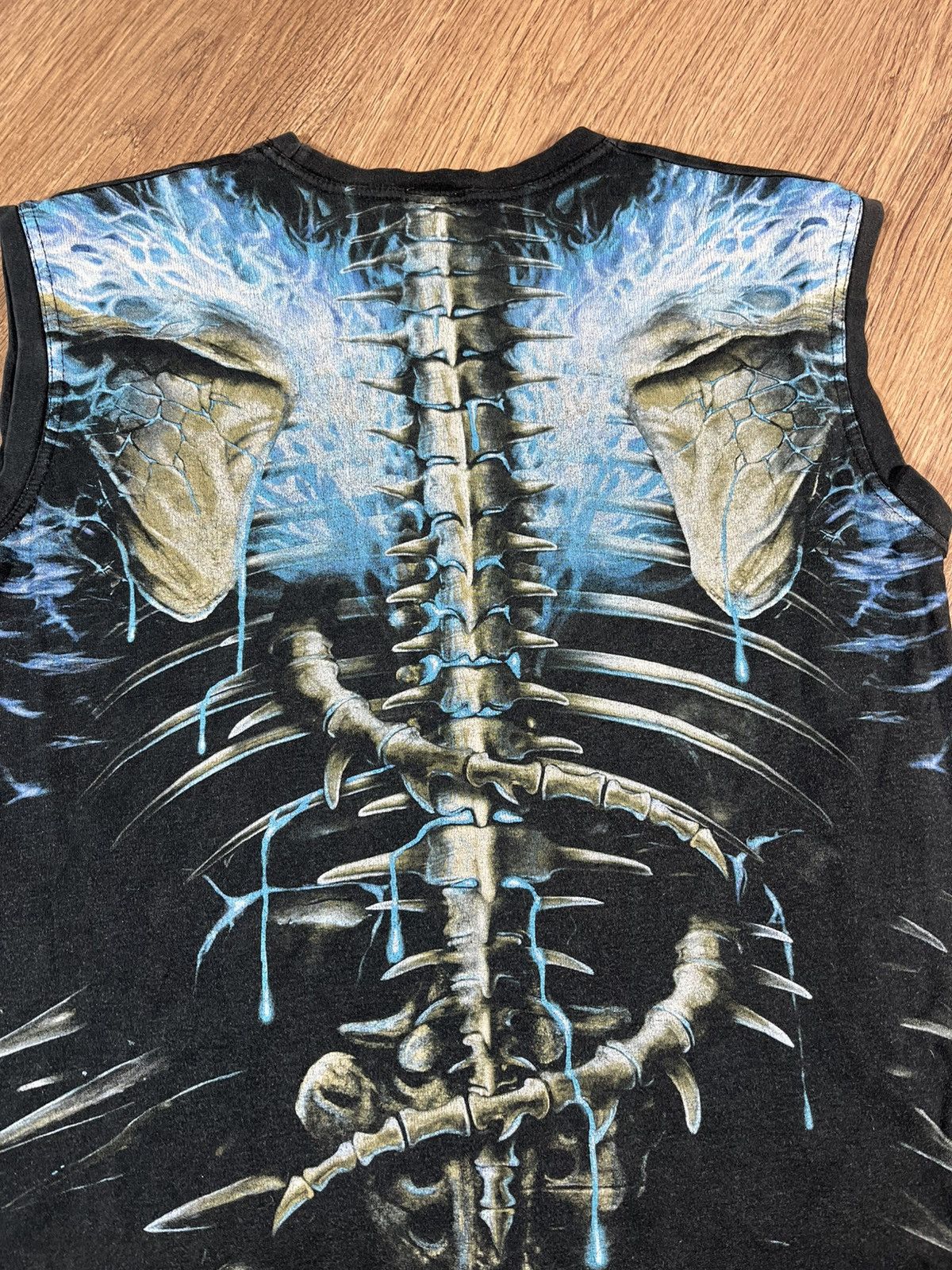 Band Tees Vintage Spiral Skull💀 T Shirt Size US M / EU 48-50 / 2 - 7 Thumbnail
