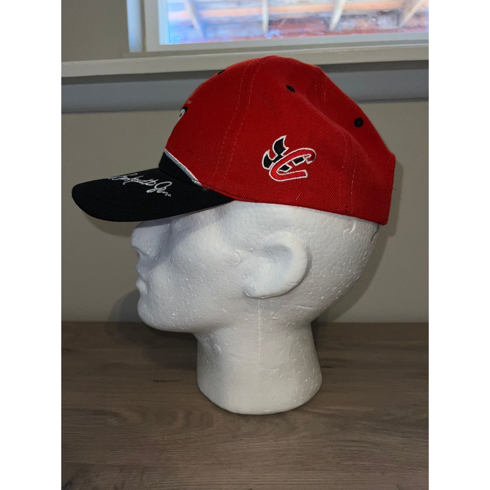 Vintage Y2K Dale Earnhardt Jr. Budweiser Red Hat Headwear 2000s OS Size ONE SIZE - 5 Thumbnail