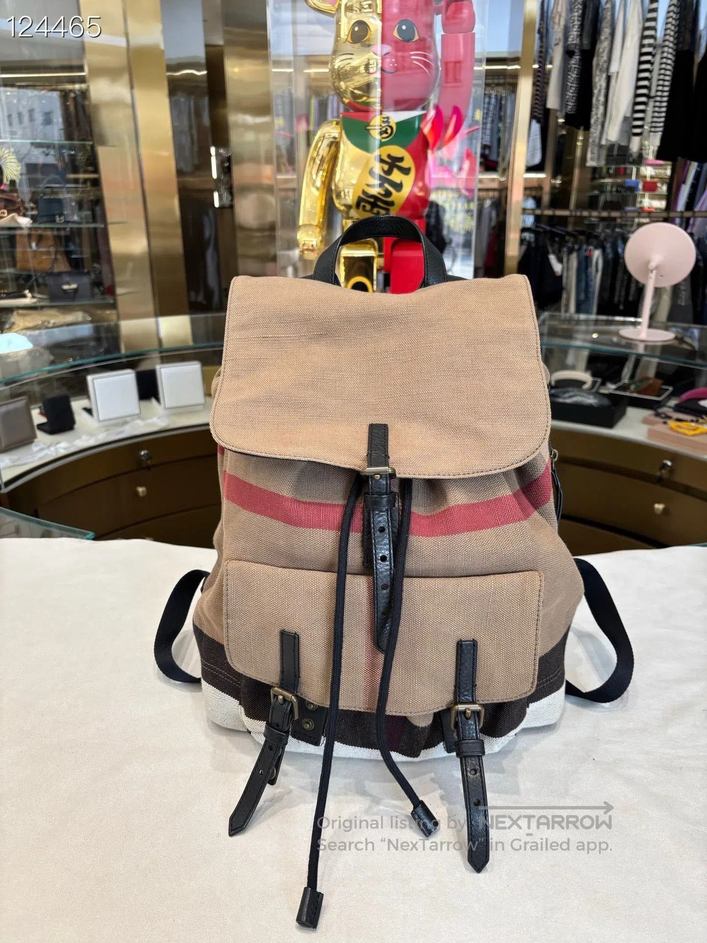 Burberry Burberry Classic Canvas Check Large Backpack Men's. Size ONE SIZE - 1 Thumbnail