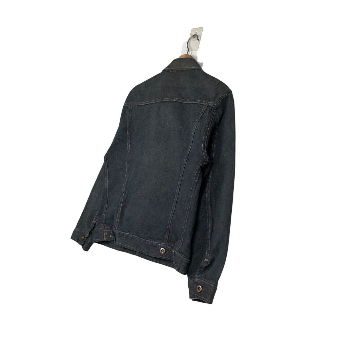 Japanese Brand 📌Vintage Biker Denim Jacket Trucker Tar Dush Issey Miyake Size US M / EU 48-50 / 2 - 11 Thumbnail