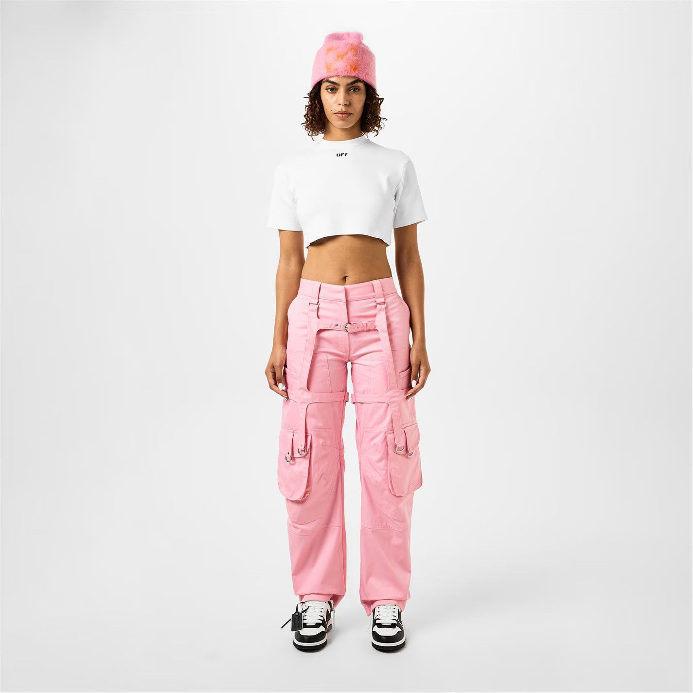 Off-White o1g2r1mq1224 Cropped T-Shirts in White Size S / US 4 / IT 40 - 6 Thumbnail